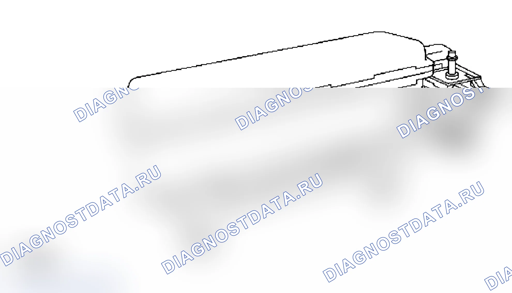 Рис. 16: Вакуумный резервуар в сборе. Ford Cutaway E350 Super Duty 