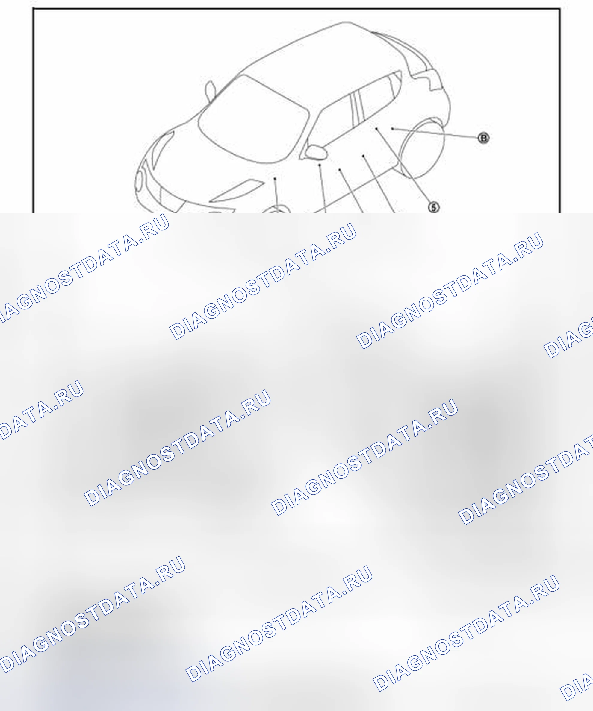 Рис. 24: Расположение компонентов. BMW 4 серия F32/F33 рестайлинг