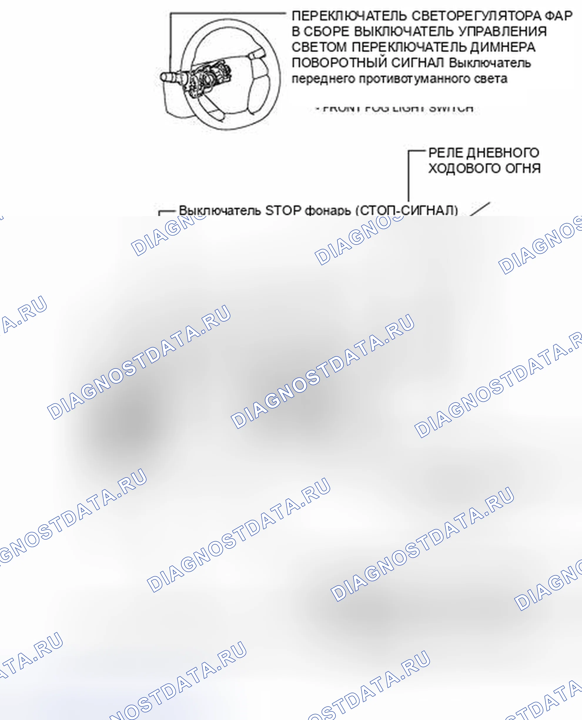 Рис. 129: ИЛЛЮСТРАЦИЯ. Toyota Matrix E140
