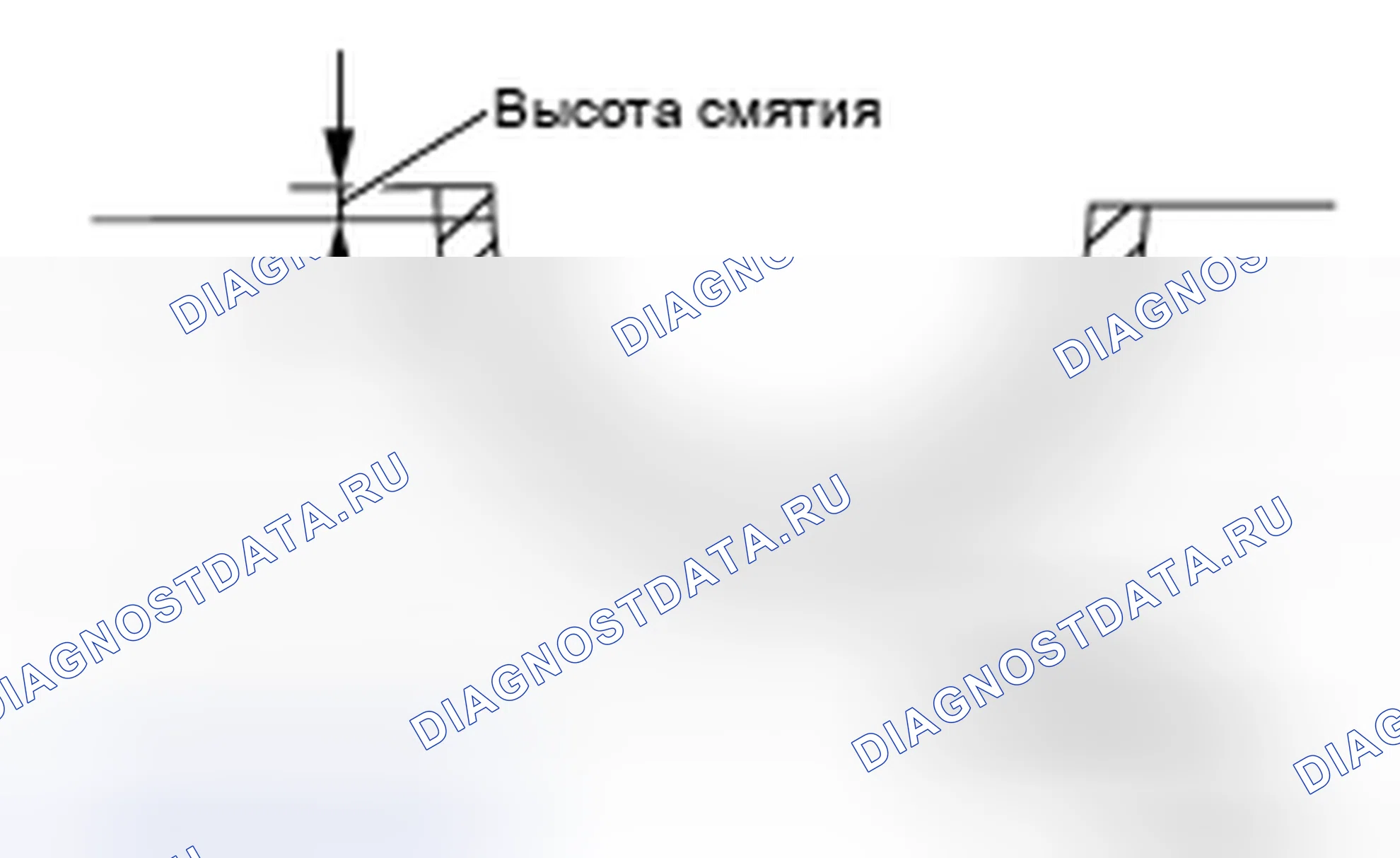 Рис. 201: ВЫСОТА СМЯТИЯ КОРЕННОГО ПОДШИПНИКА. Honda Today I