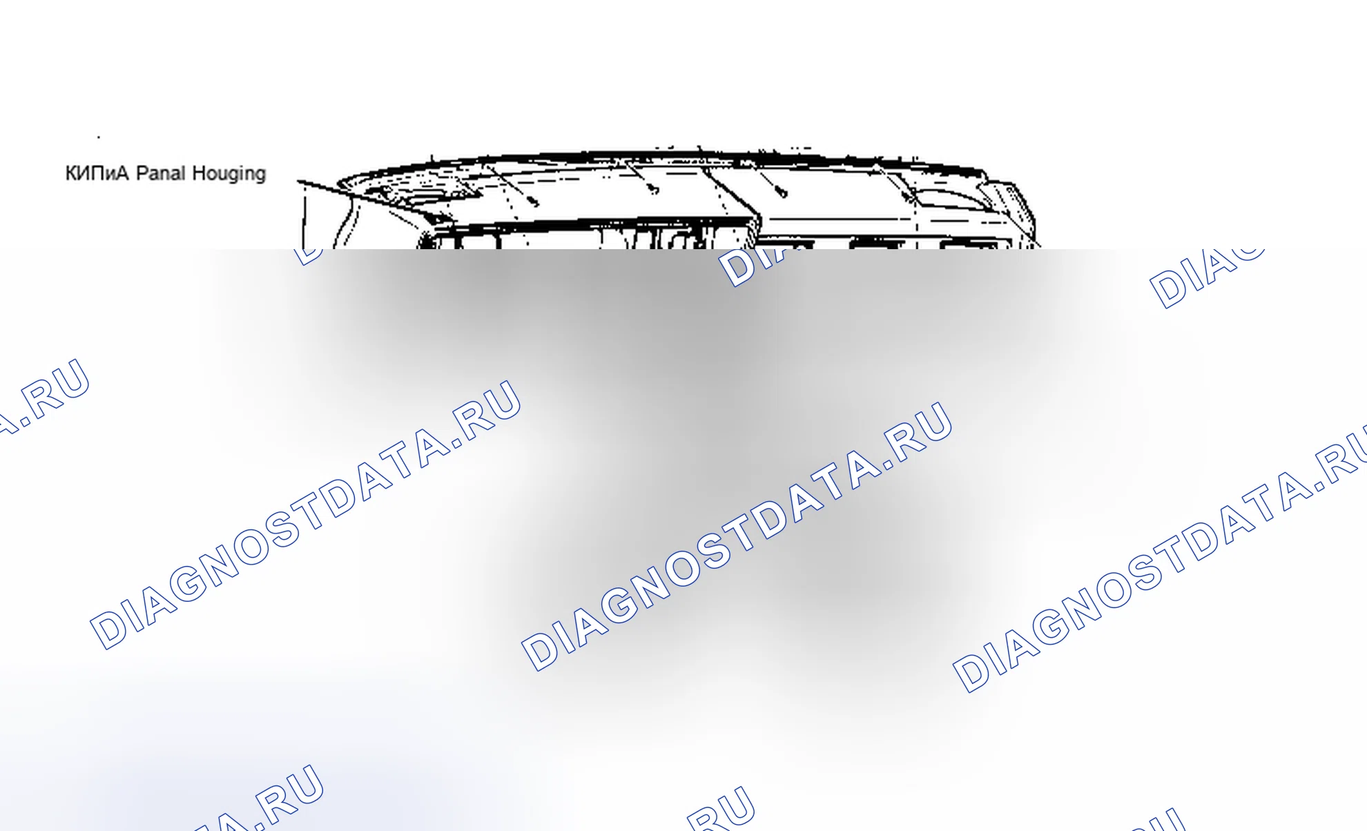 Рис. 2: Приборная панель в сборе (Skylark). Buick Skylark V