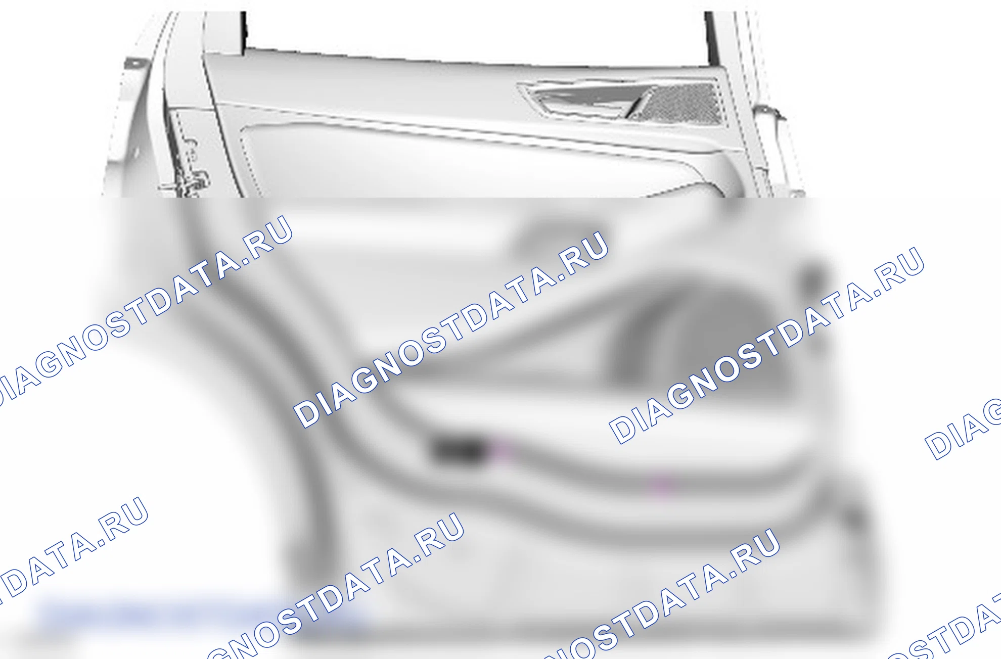Как снять и установить панель отделки задней двери. Ford Galaxy III