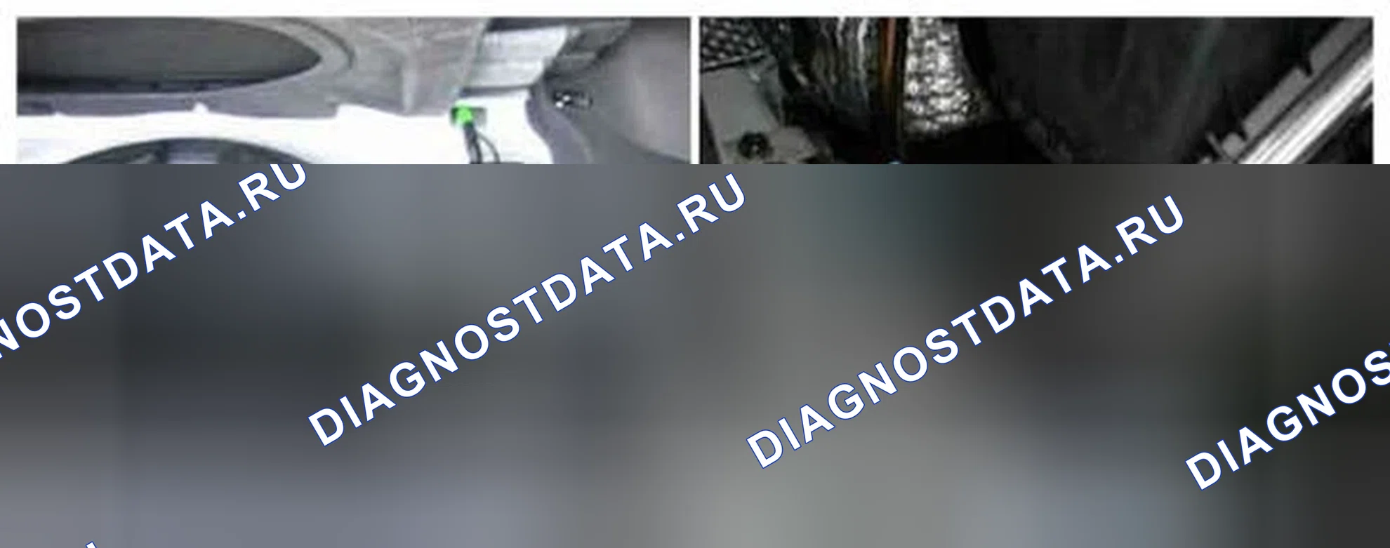 Рис. 48: Расположение компонентов. Hyundai Equus II