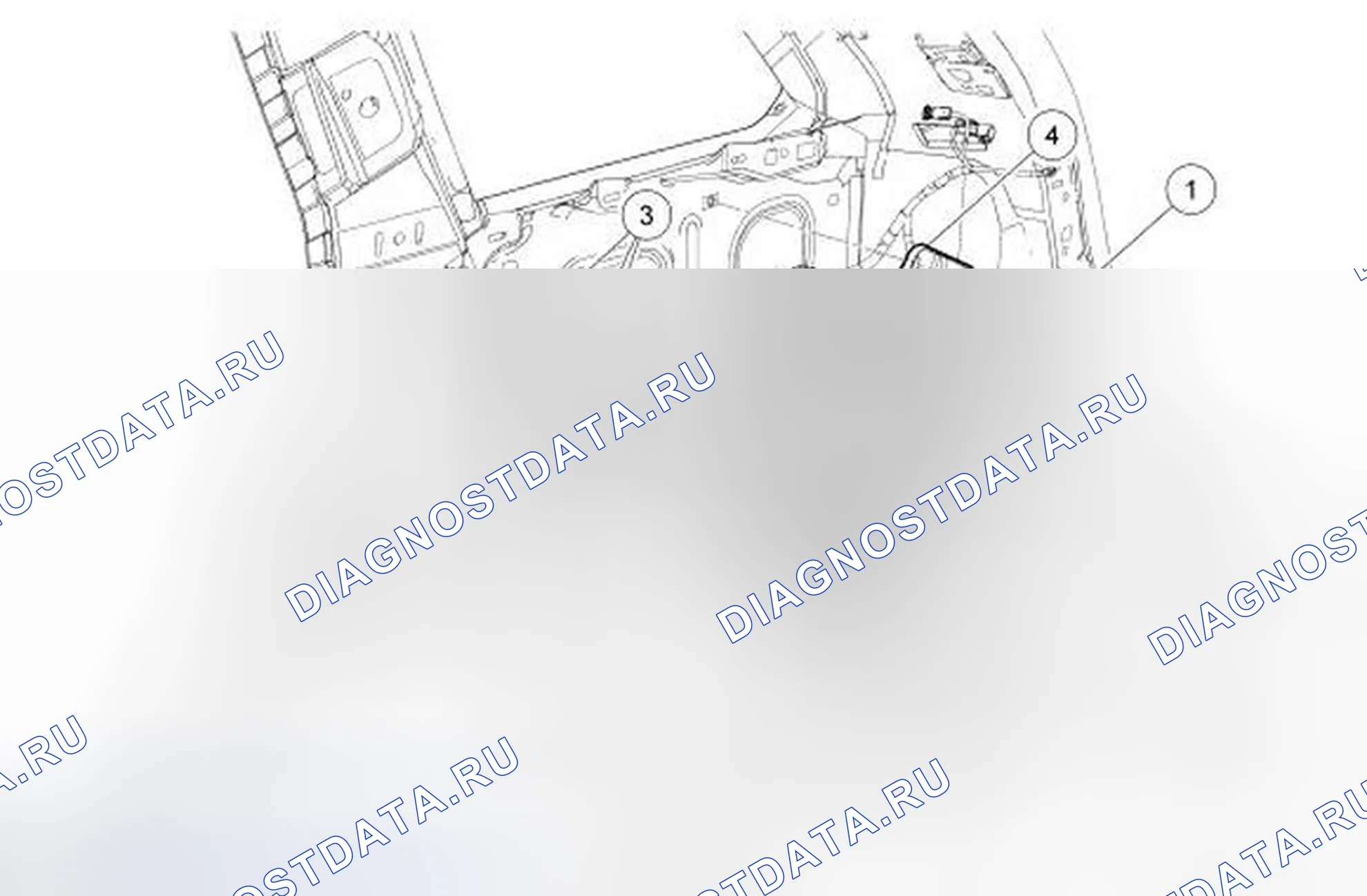 Рис. 44: Модуль цифровой обработки аудиосигналов (DSP). Ford Edge I
