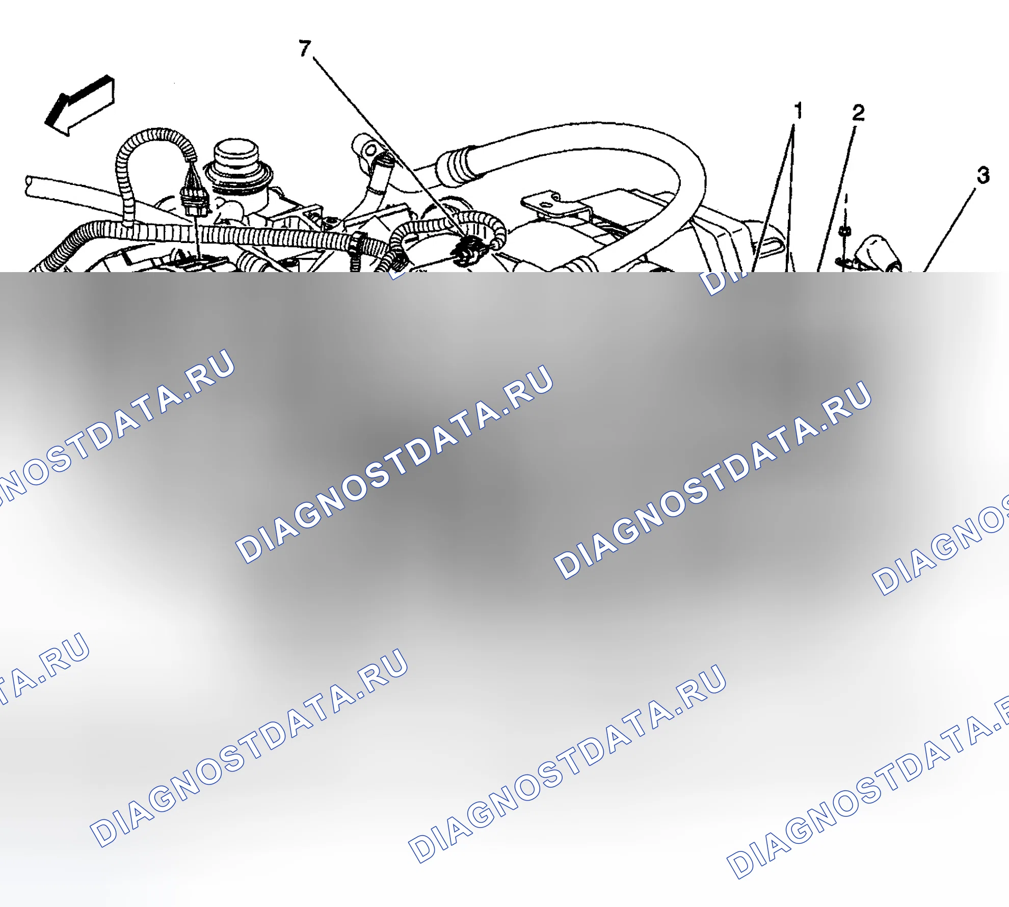 Рис. 815: РАСПОЛОЖЕНИЕ КОМПОНЕНТОВ. Chevrolet Silverado 1500 HD 