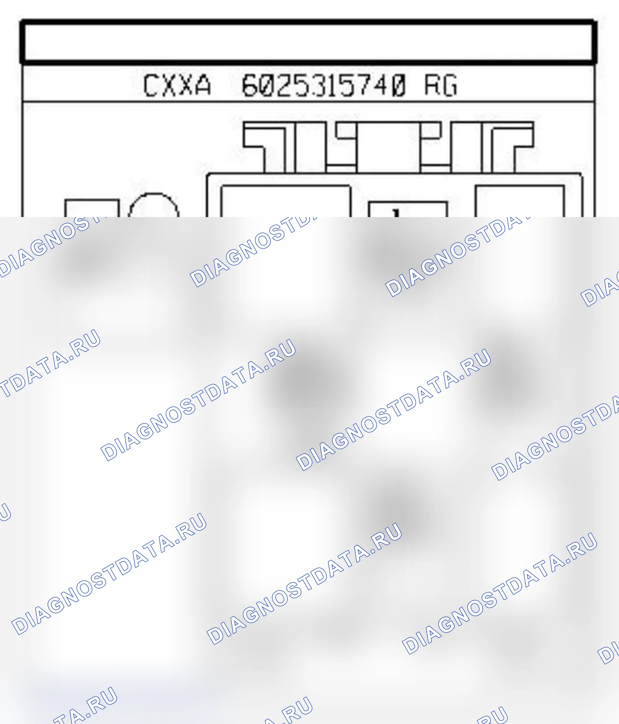 Распиновка разъёма 234 — Реле ГР. вентиляторов сист. охл. двиг.. Renault Megane II