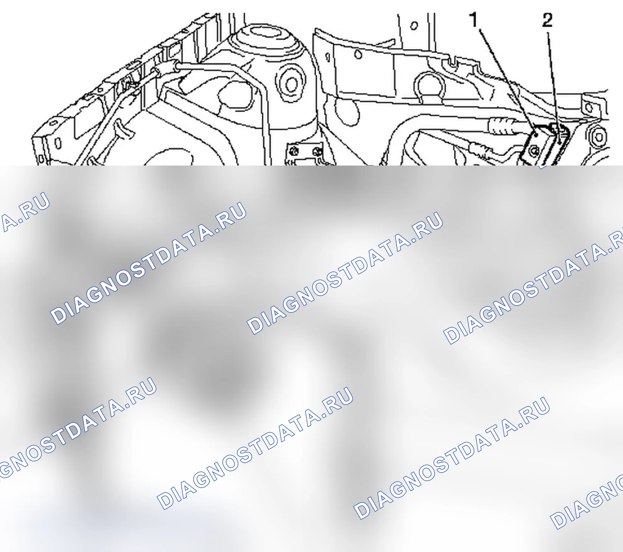 Расположение узлов в моторном отсеке. Opel Astra H