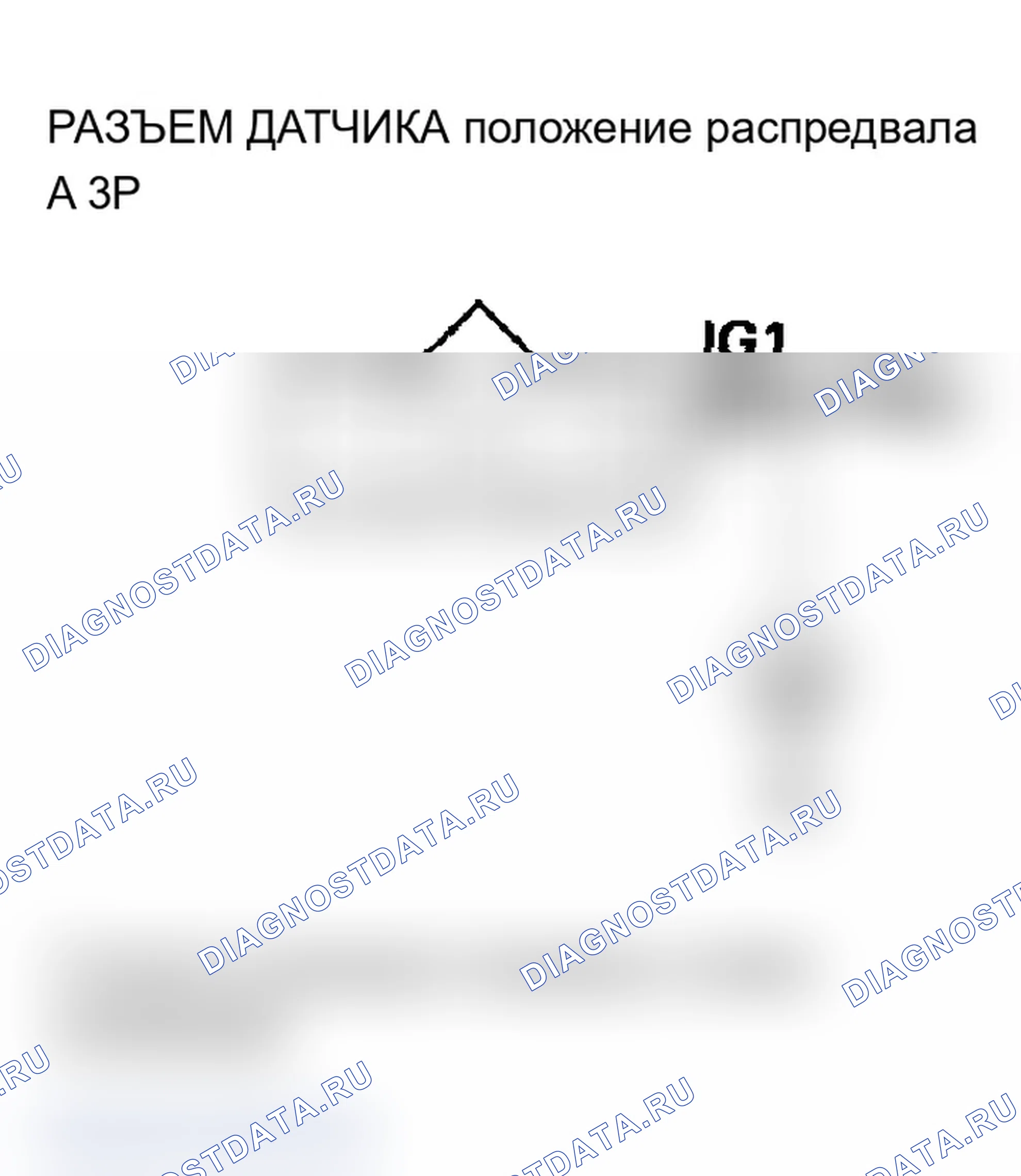 Рис. 323: P0340 расшифровка кода ошибки. Датчик положение распредвала. Отсутствие сигнала (модели 2005-2006 гг.). Acura RSX I
