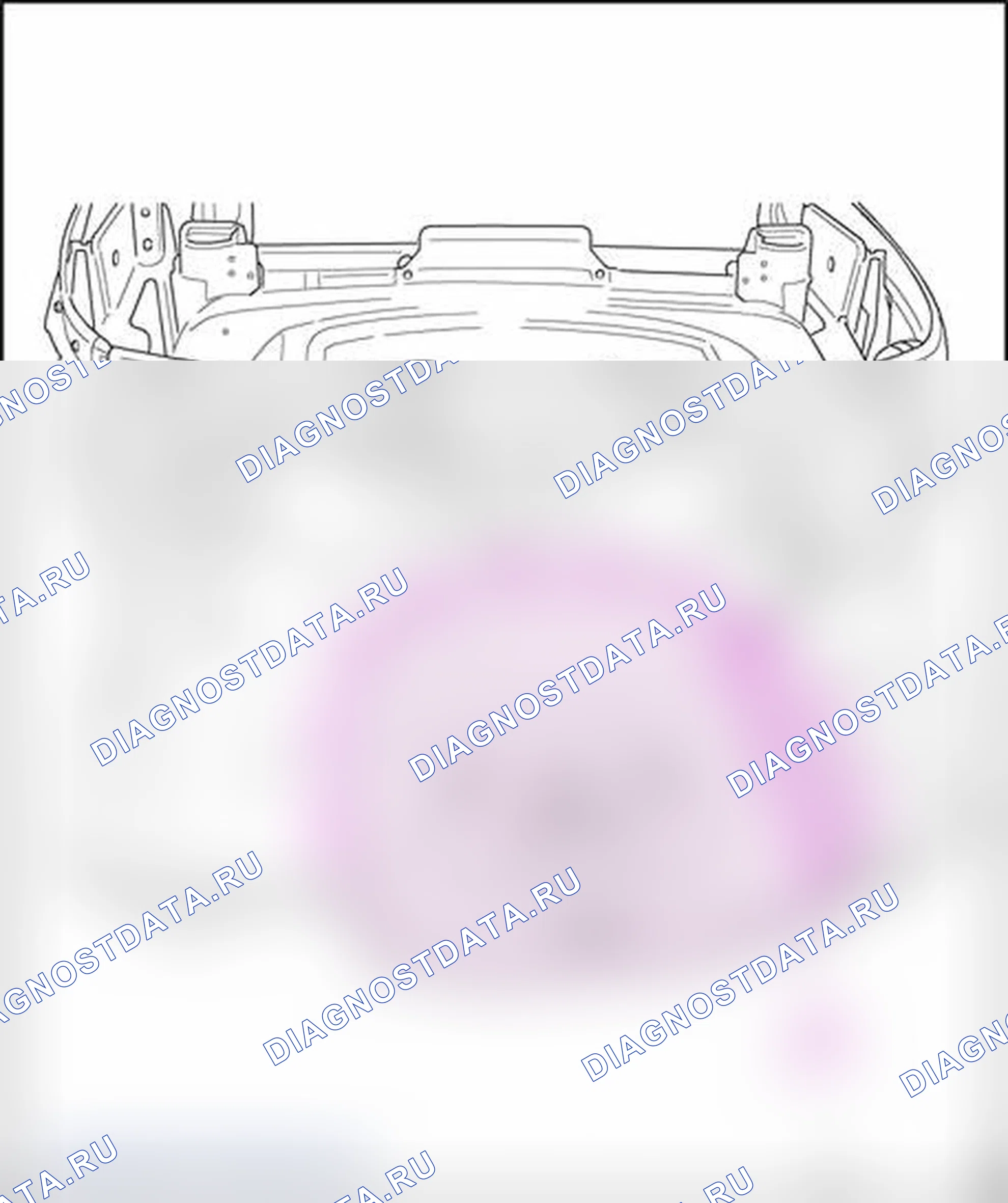 Рис. 269: 53 80 55 52 Выемка под запасное колесо, частичная замена. Volkswagen New Beetle A4 рестайлинг