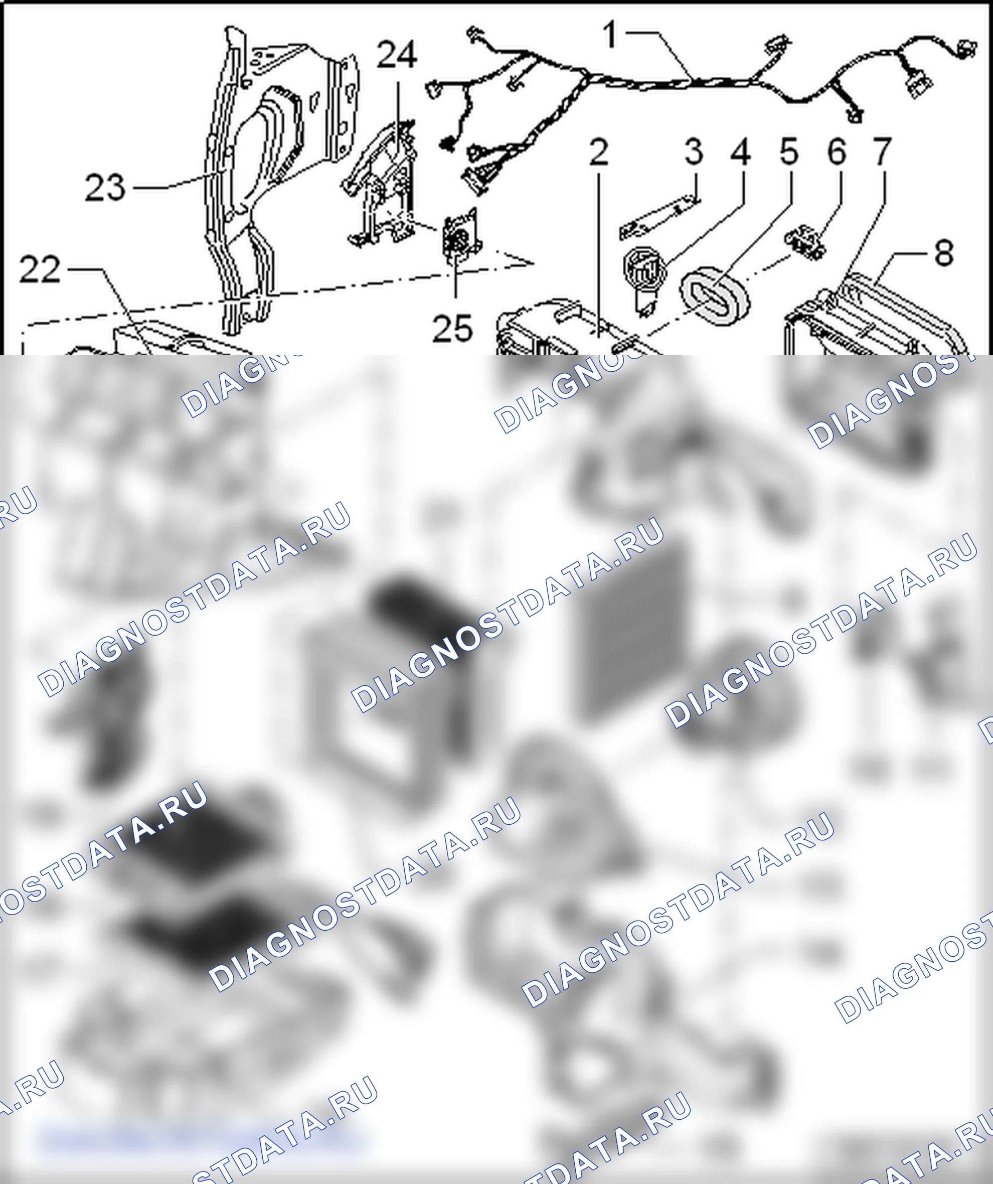 Соединительные элементы установки кондиционирования воздуха. SEAT Ibiza IV