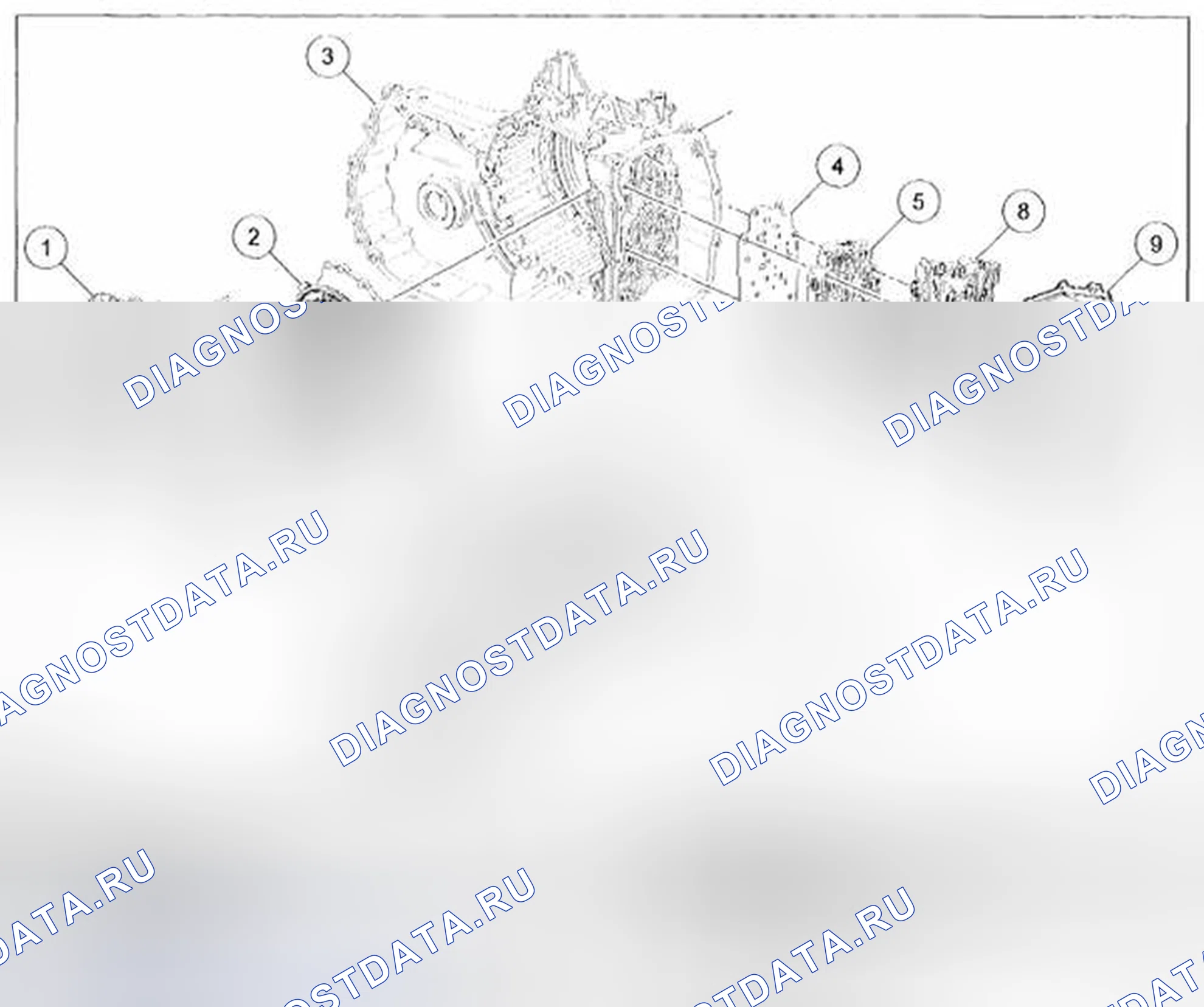 Рис. 495: Основные компоненты управления. Mazda Tribute II