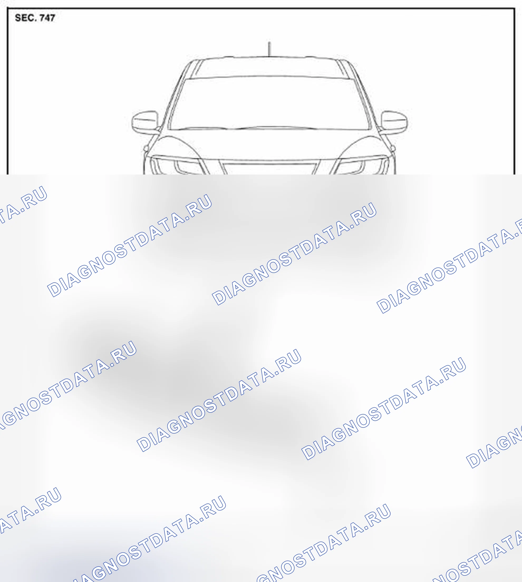 Рис. 30: Разнесенный вид. Nissan Pathfinder IV рестайлинг