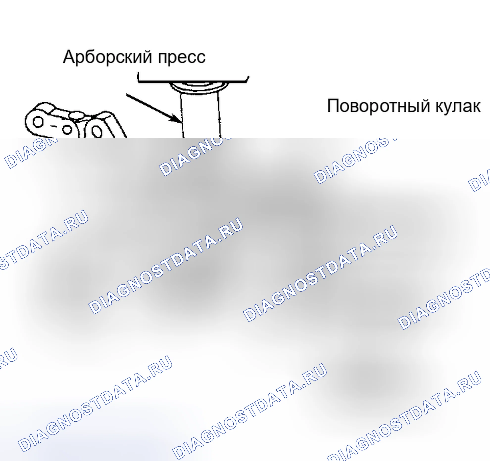 Рис. 8: Демонтаж. Hyundai Porter II
