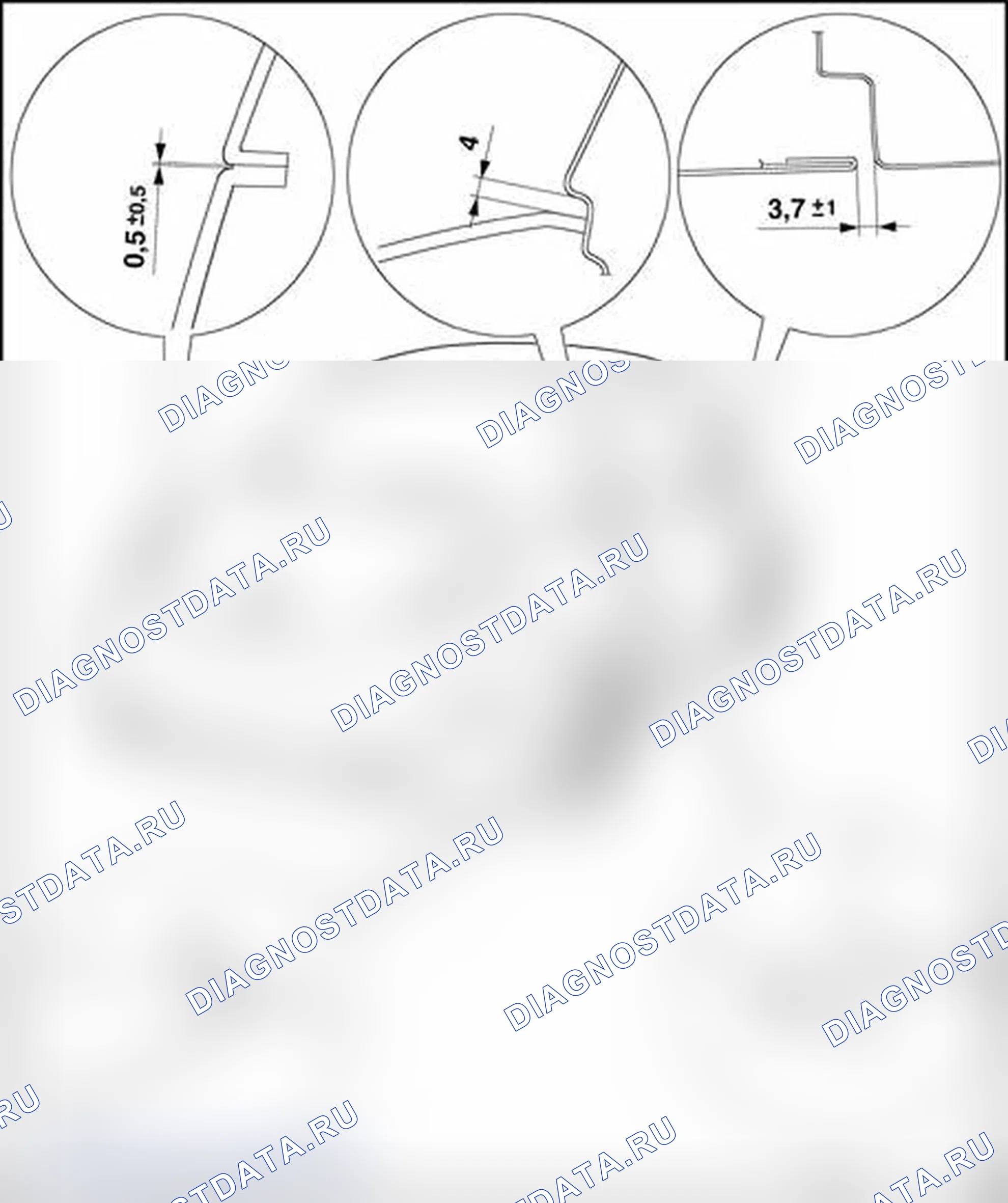 Рис. 118: Корпус, спереди (продолжение). Volkswagen New Beetle A4 рестайлинг