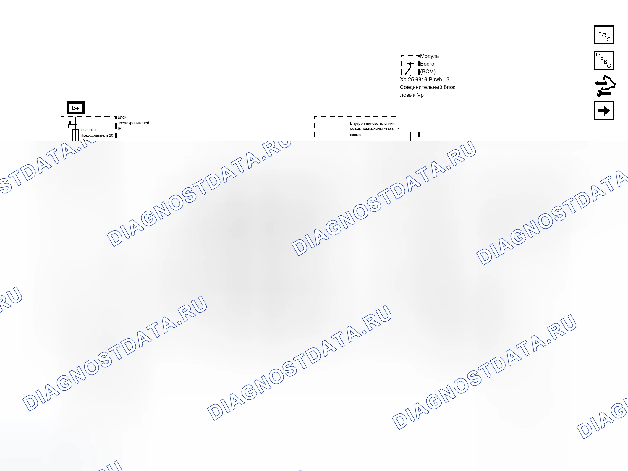 Рис. 1: Схемы обнаружения объектов. Chevrolet Silverado 3500 HD 