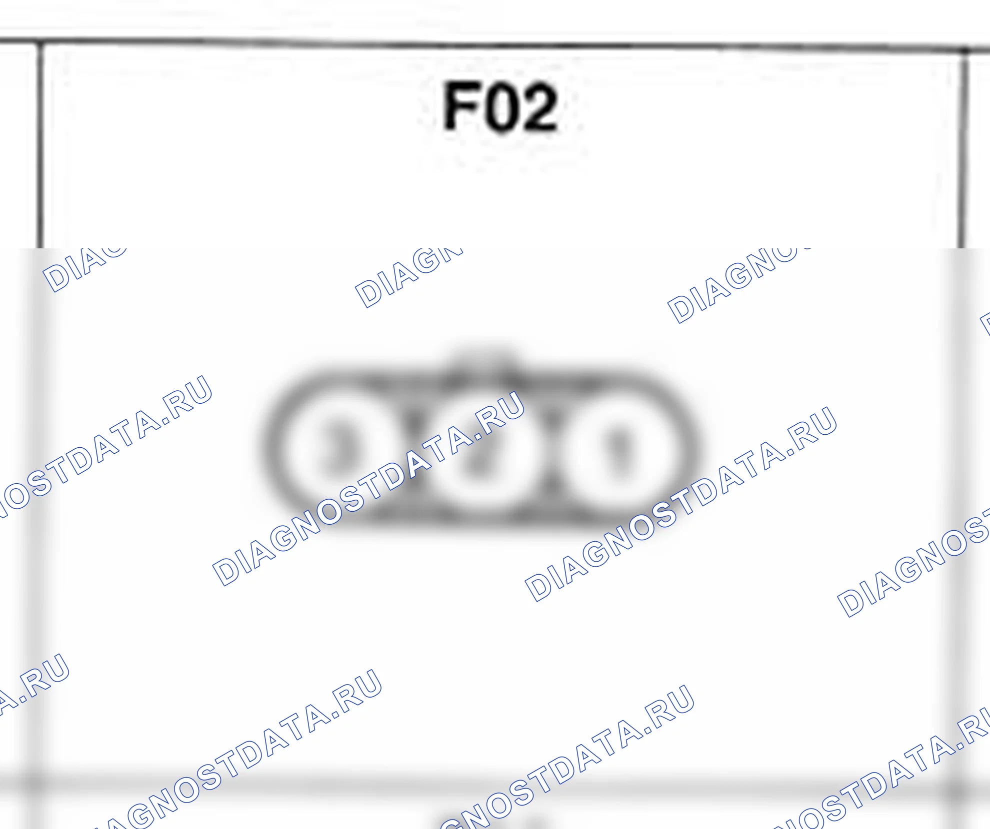 Распиновка разъёма F02 — основного жгута. Hyundai Accent LC