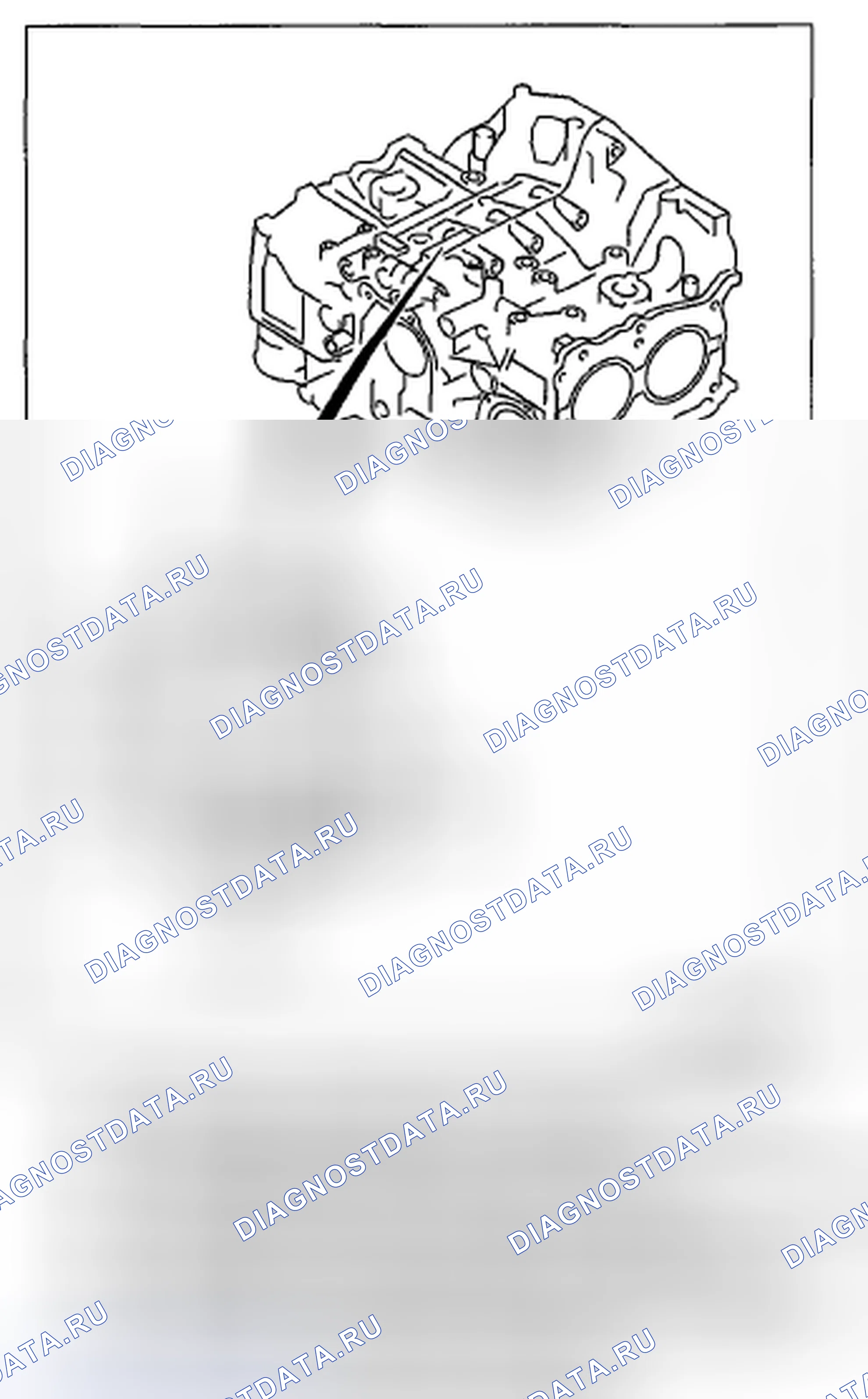 Рис. 451: ЦИЛИНДР И ПОРШЕНЬ. Subaru Legacy BM/BR