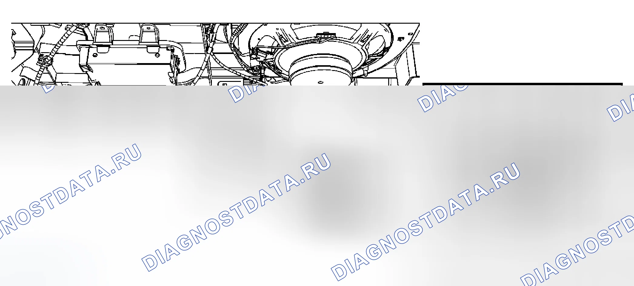 Рис. 26: Замена приемника замка двери с дистанционным управлением. Cadillac DTS I