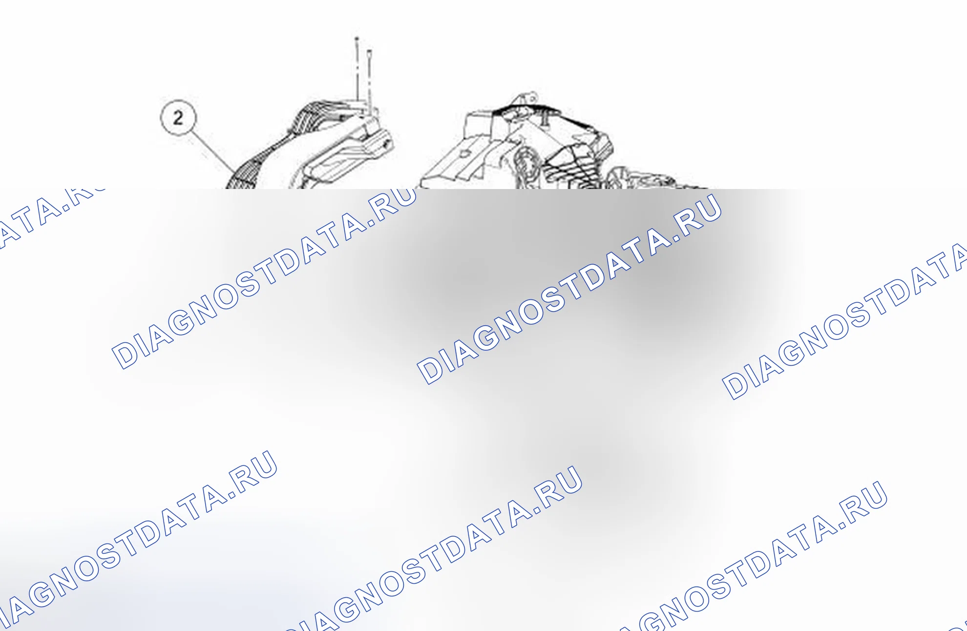 Рис. 100: Сердцевина нагревателя. Ford Edge I