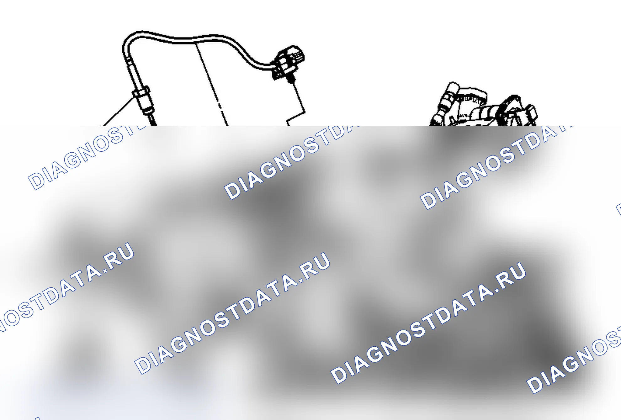 Рис. 117: Замена датчика температуры рециркуляционного клапана отработавших газов - положение 1. Chevrolet Express G1500 