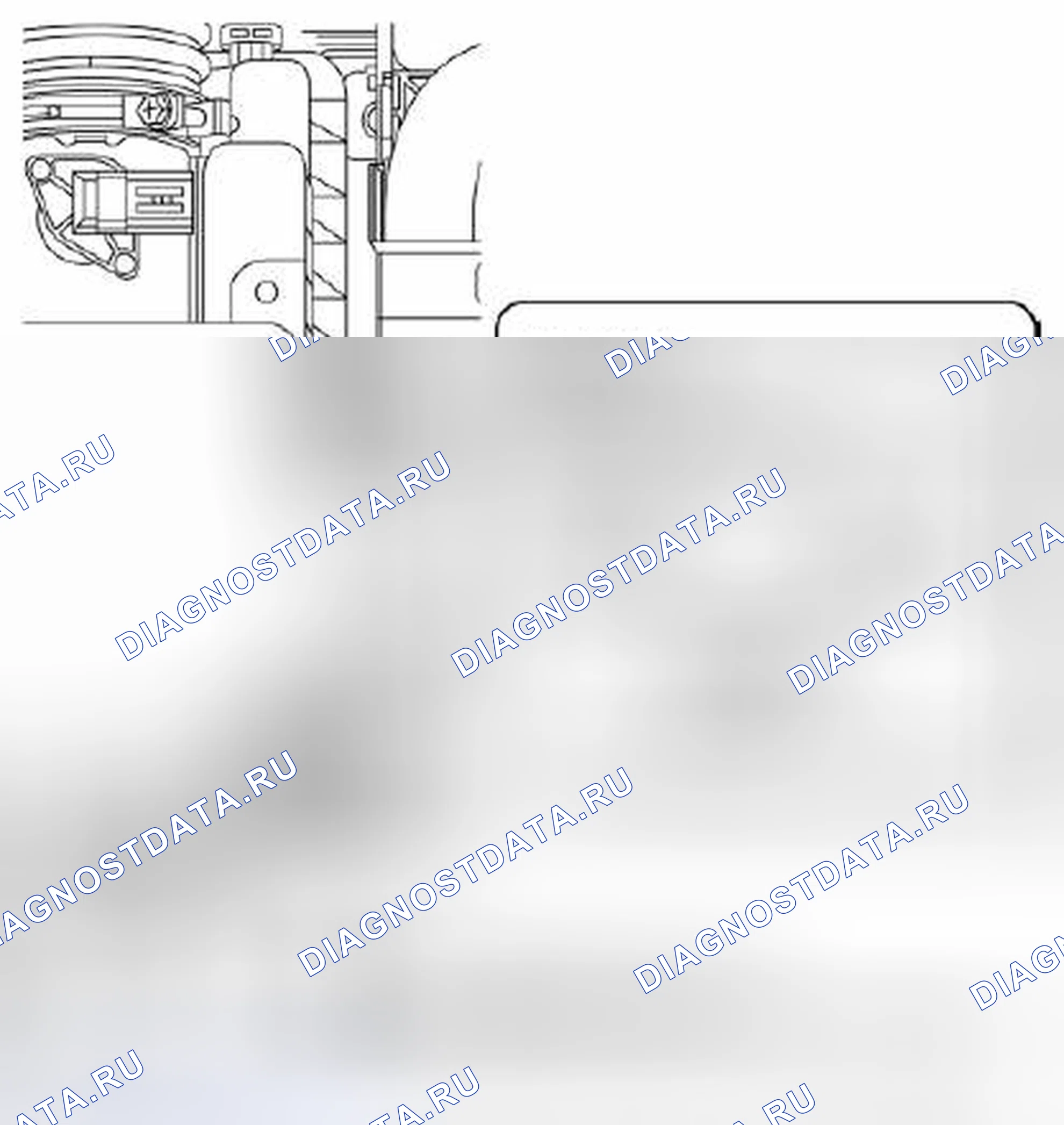 Рис. 175: Примечание по установке корпуса воздухоочистителя. Mazda 3 BL рестайлинг