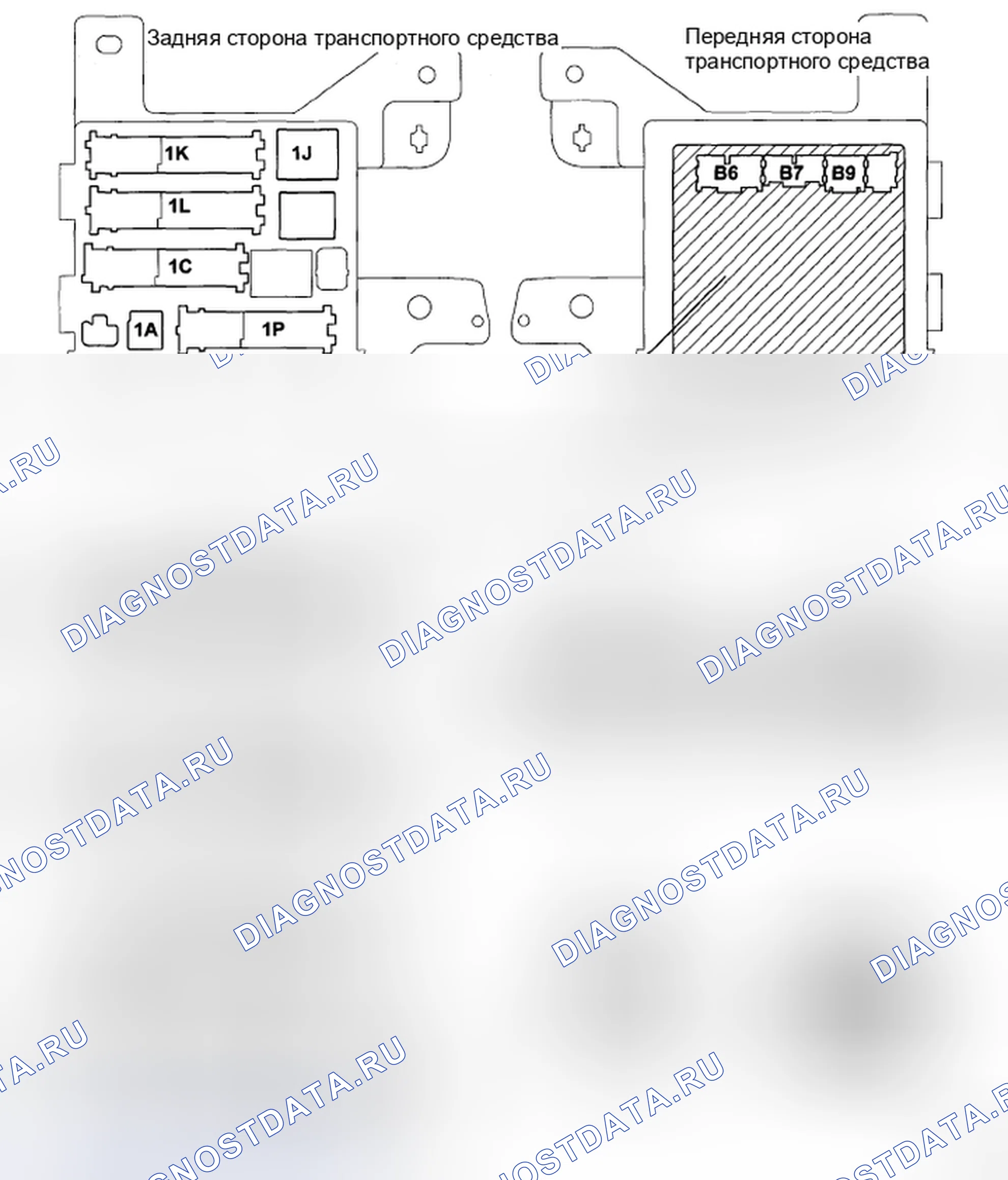 Рис. 115: КЛЕММЫ ЭБУ. Toyota Sienna II рестайлинг