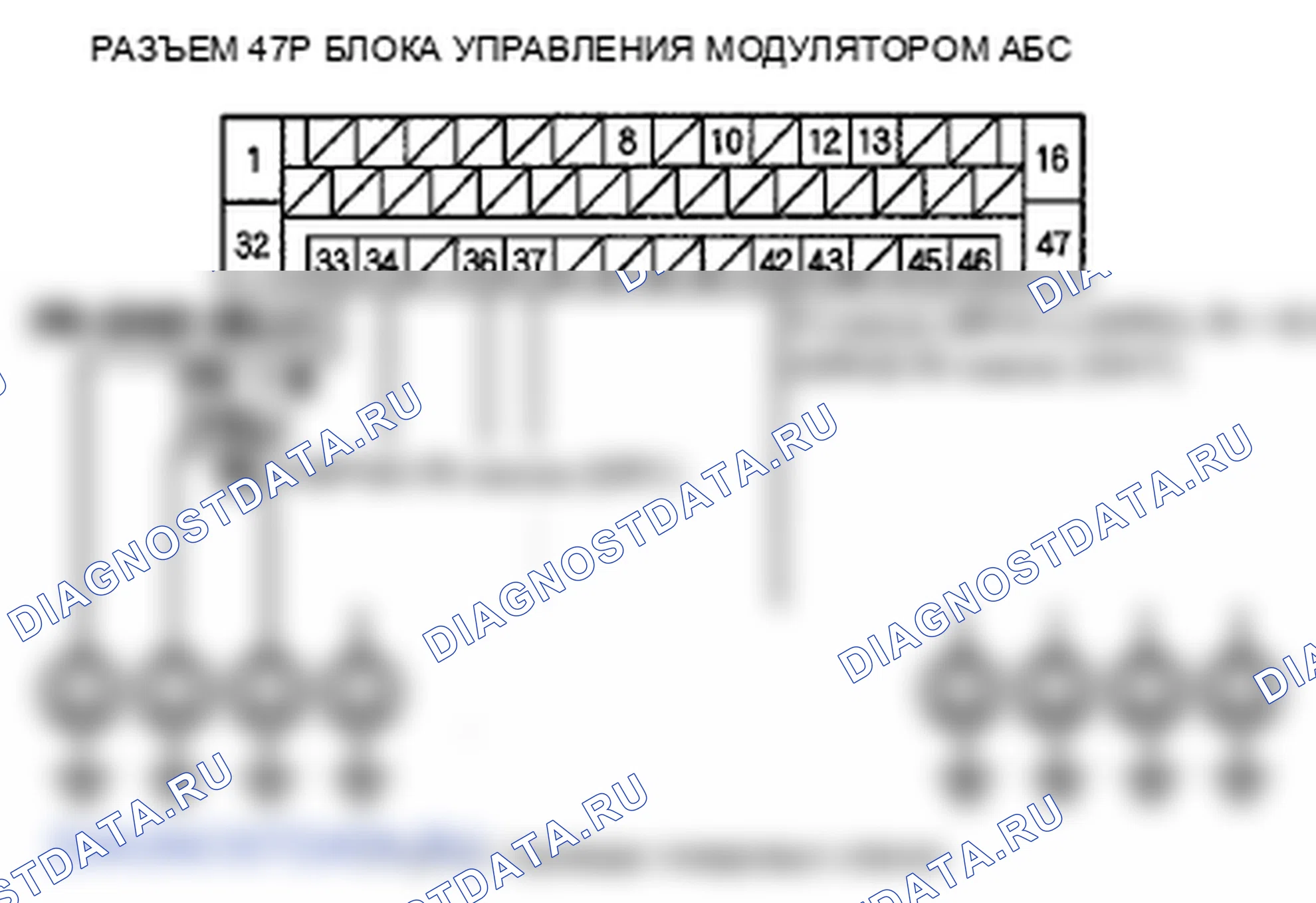 Рис. 30: расшифровка кода ошибки 11, 13, 15, 17: Неисправность цепи датчика частоты вращения колеса. Honda Insight ZE2