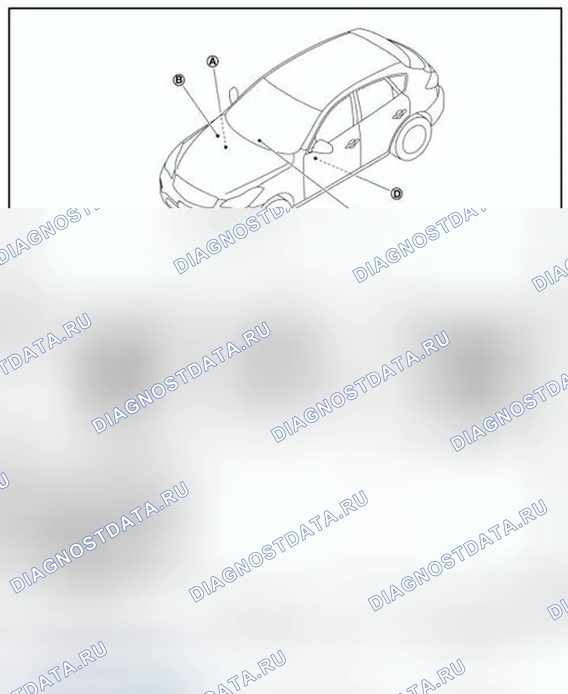 Рис. 115: Расположение компонентов. Infiniti QX50 I