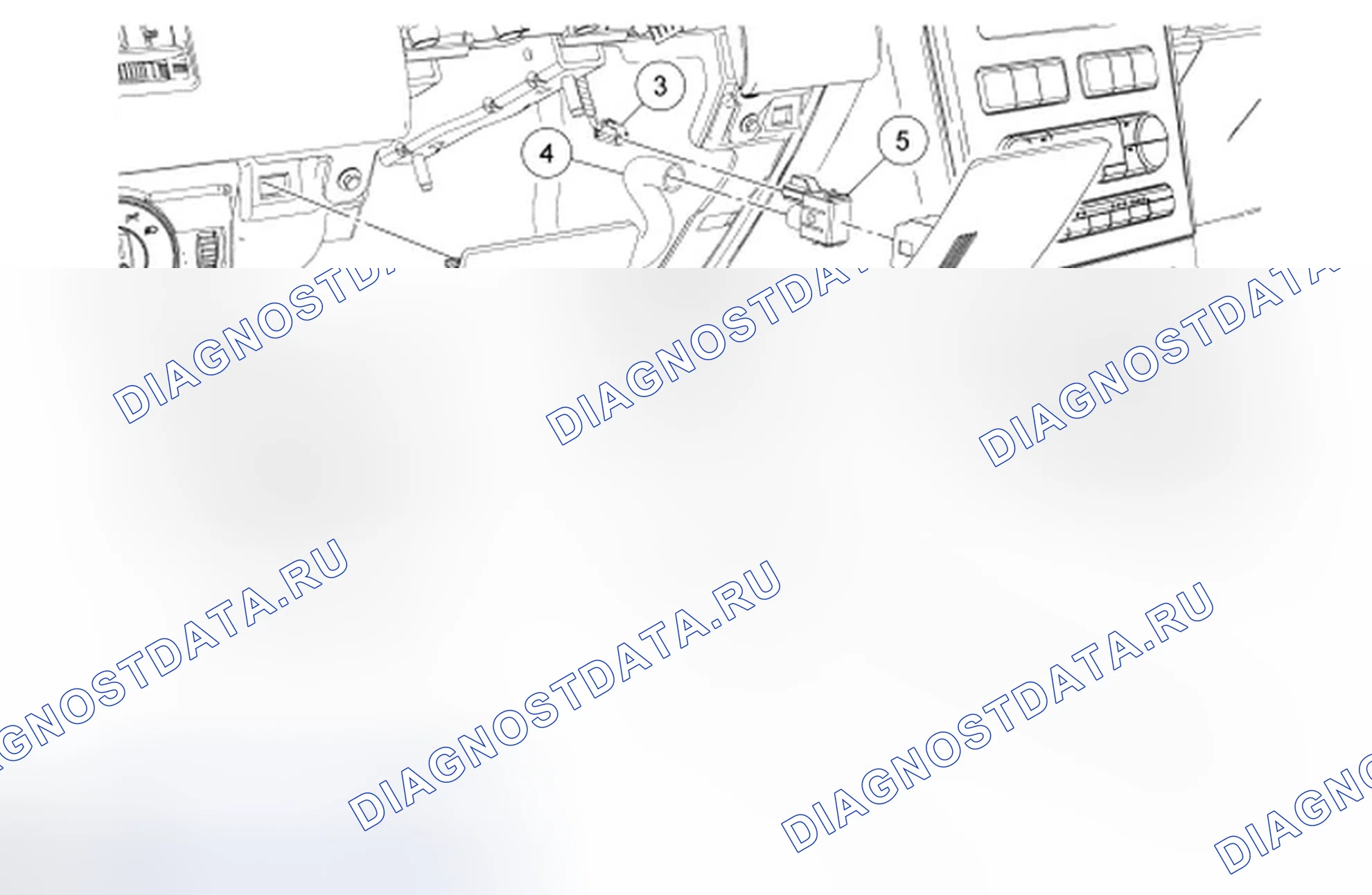 Рис. 104: Датчик температуры автомобиля. Ford Edge I