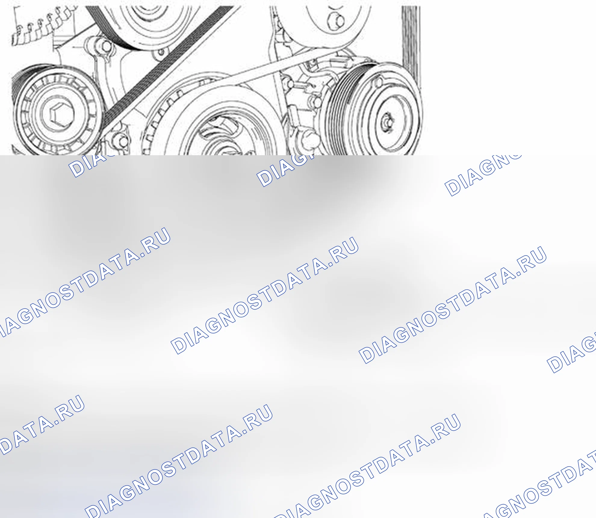 Рис. 40: ДЕМОНТАЖ / МОНТАЖ ДАТЧИКА ПОЛОЖЕНИЯ КОЛЕНЧАТОГО ВАЛА (Ckp) - 2,5 л. Mazda Tribute II