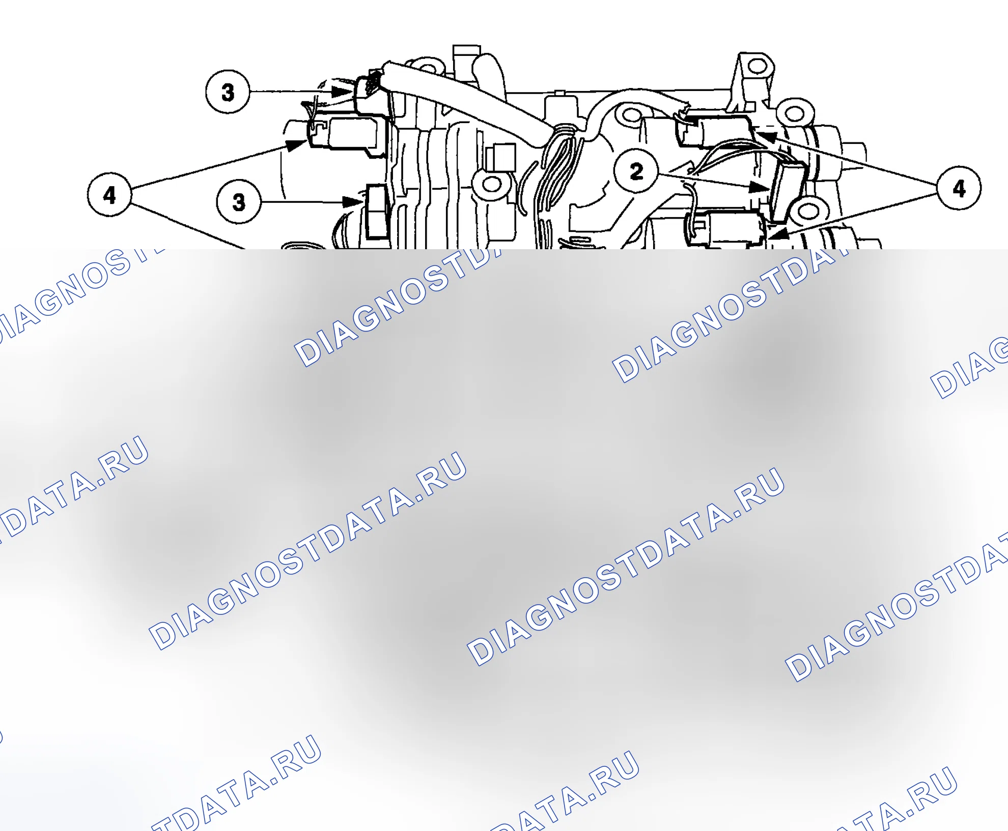 Рис. 2258: Демонтаж. Ford Pickup F250 Super Duty I