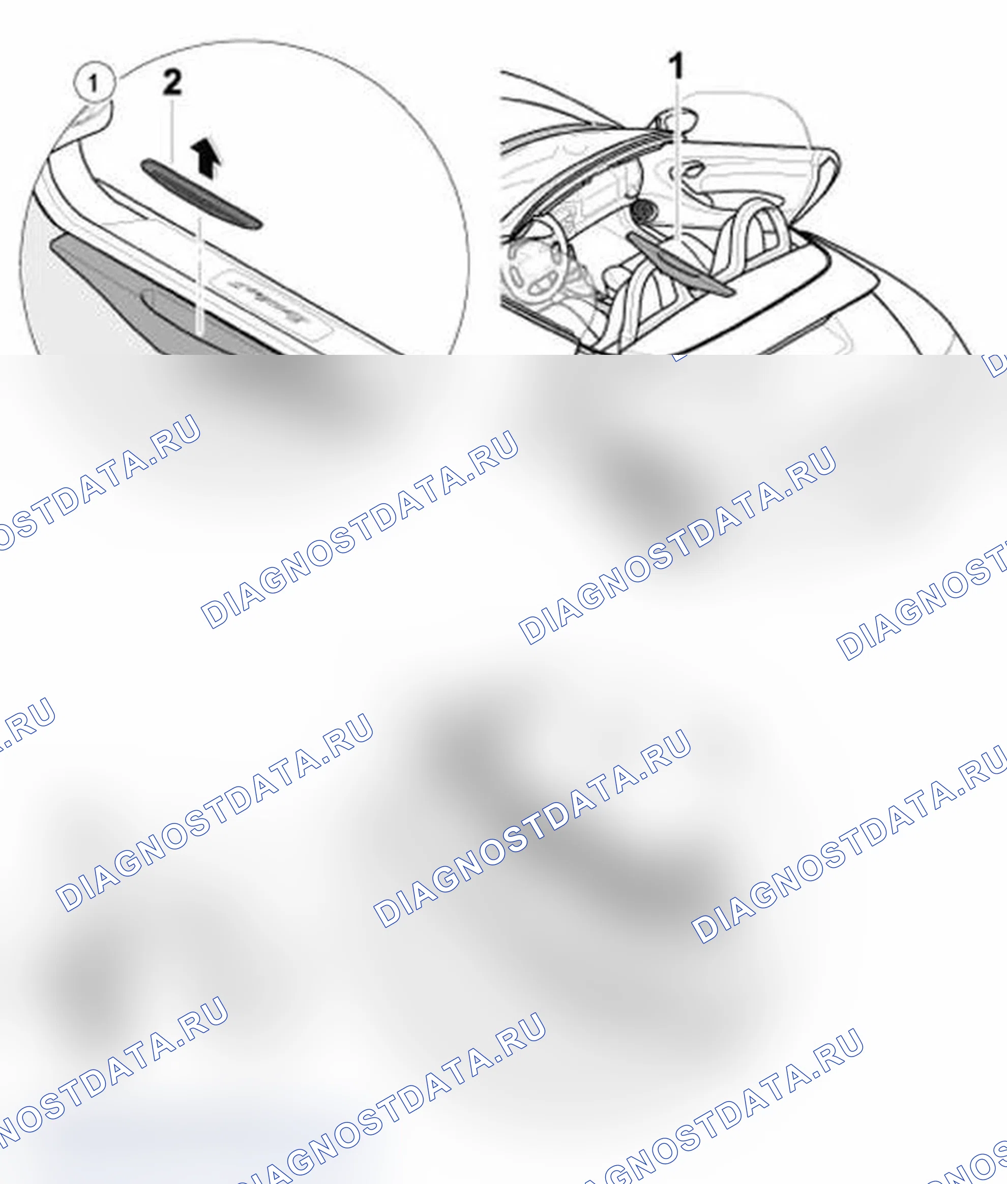 Рис. 55: Снятие внутреннего подоконника. Porsche Boxster S 986