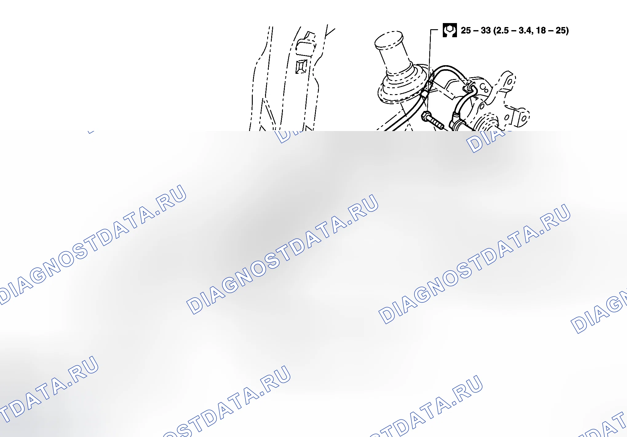Рис. 28: ДАТЧИК ЗАДНЕГО КОЛЕСА (ЗАДНИЙ ДИСК). Honda Stepwgn I