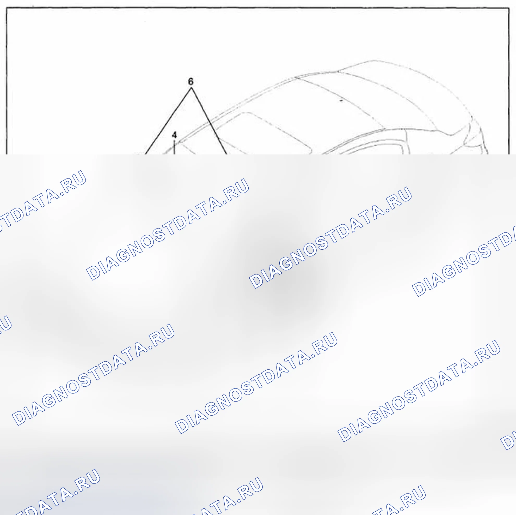 Рис. 34: Расположение компонентов. Hyundai Genesis I
