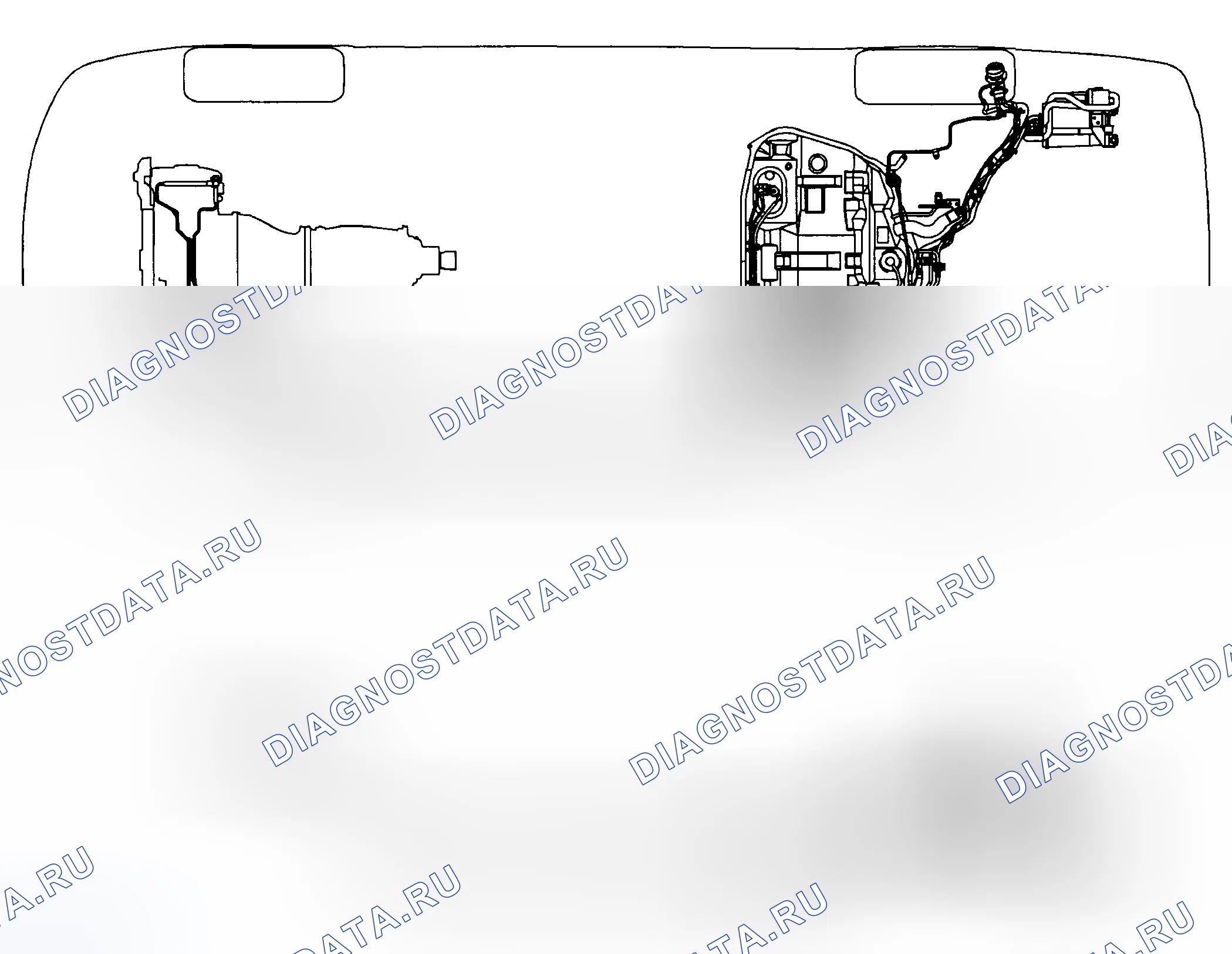 Рис. 157: ДЕМОНТАЖ. Subaru Outback BH