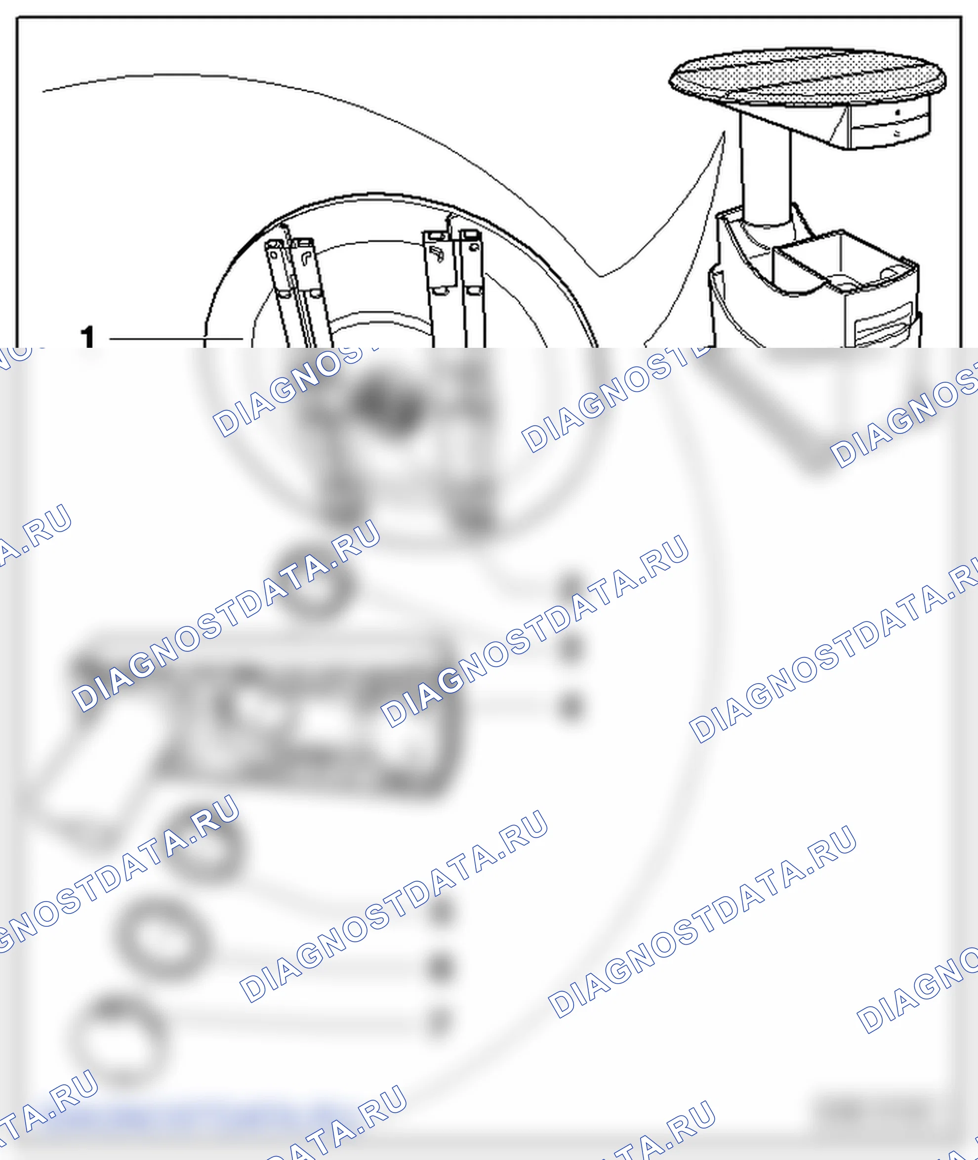 Складной стол. Volkswagen Transporter T5