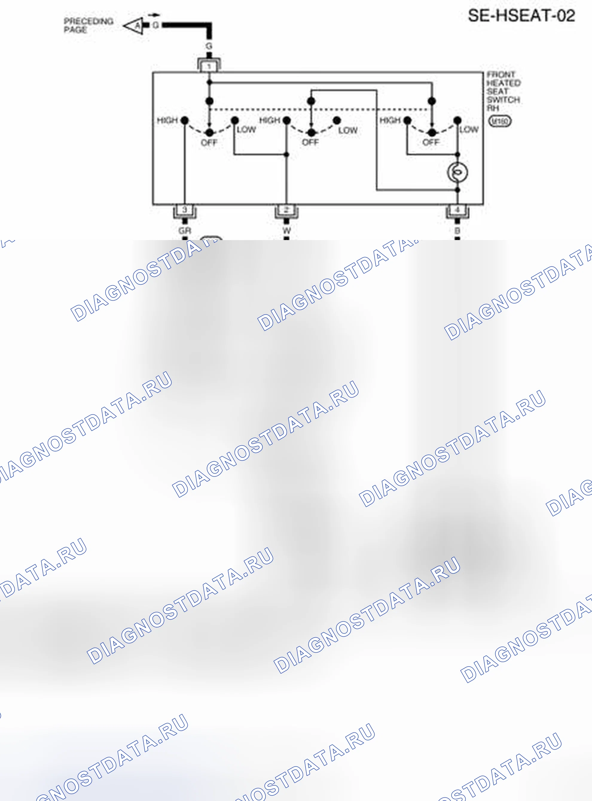 Рис. 19: электросхема - SE-HSEAT-02. Nissan Frontier D40