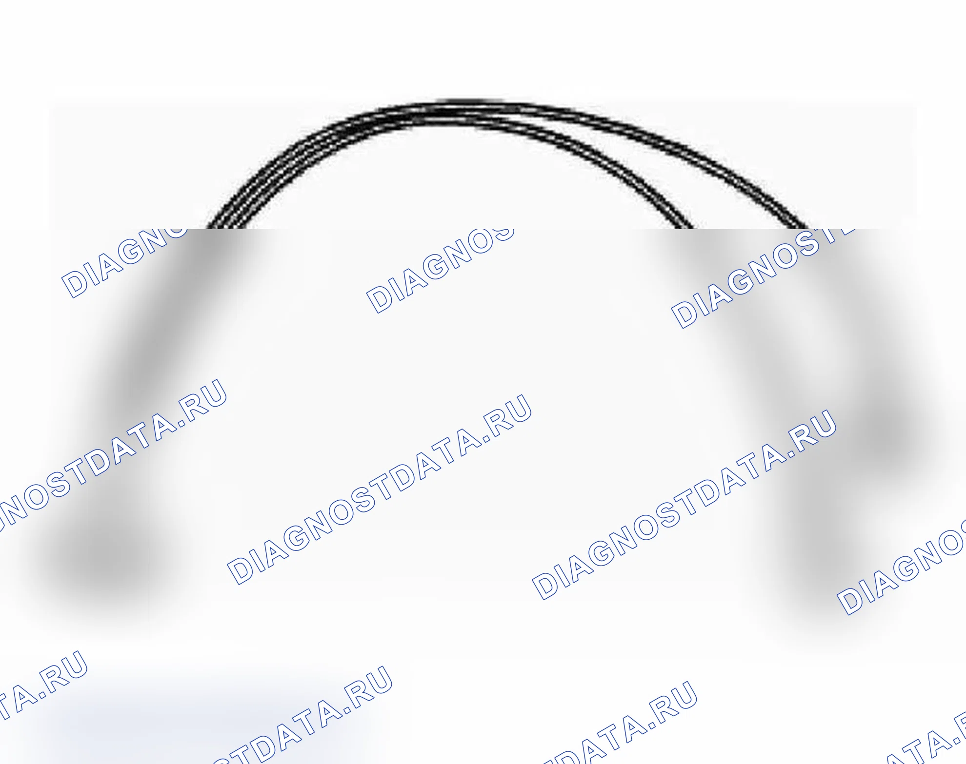 Рис. 25: 61 6 050 Вывод V-контактного адаптера, 6-контактный, овальный. BMW M3 E46