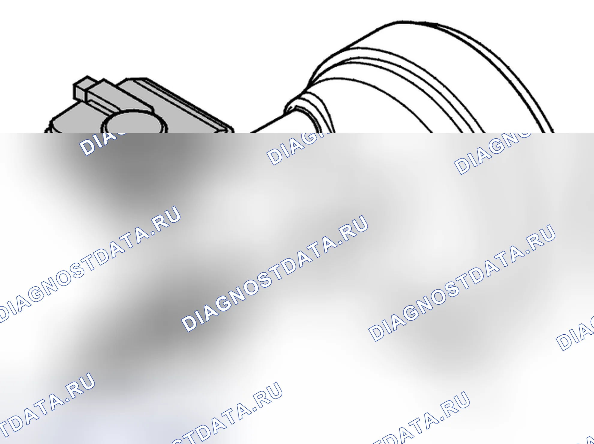 Рис. 241: Демонтаж главного цилиндра. Volvo S80 I рестайлинг