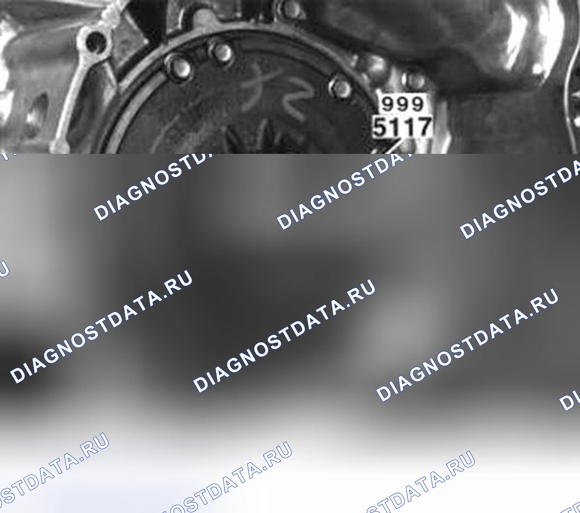 Рис. 204: Установка нового уплотнительного кольца на масляный насос. Volvo S40 II