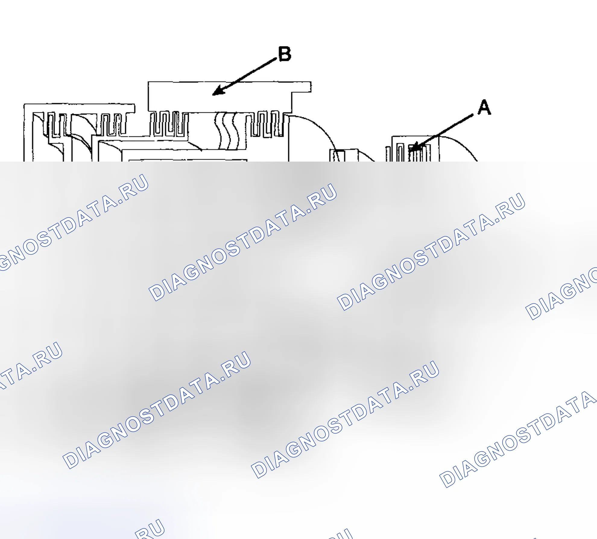 Рис. 307: 2ND ПОТОК МОЩНОСТИ РЕДУКТОРА. Haval Chitu I