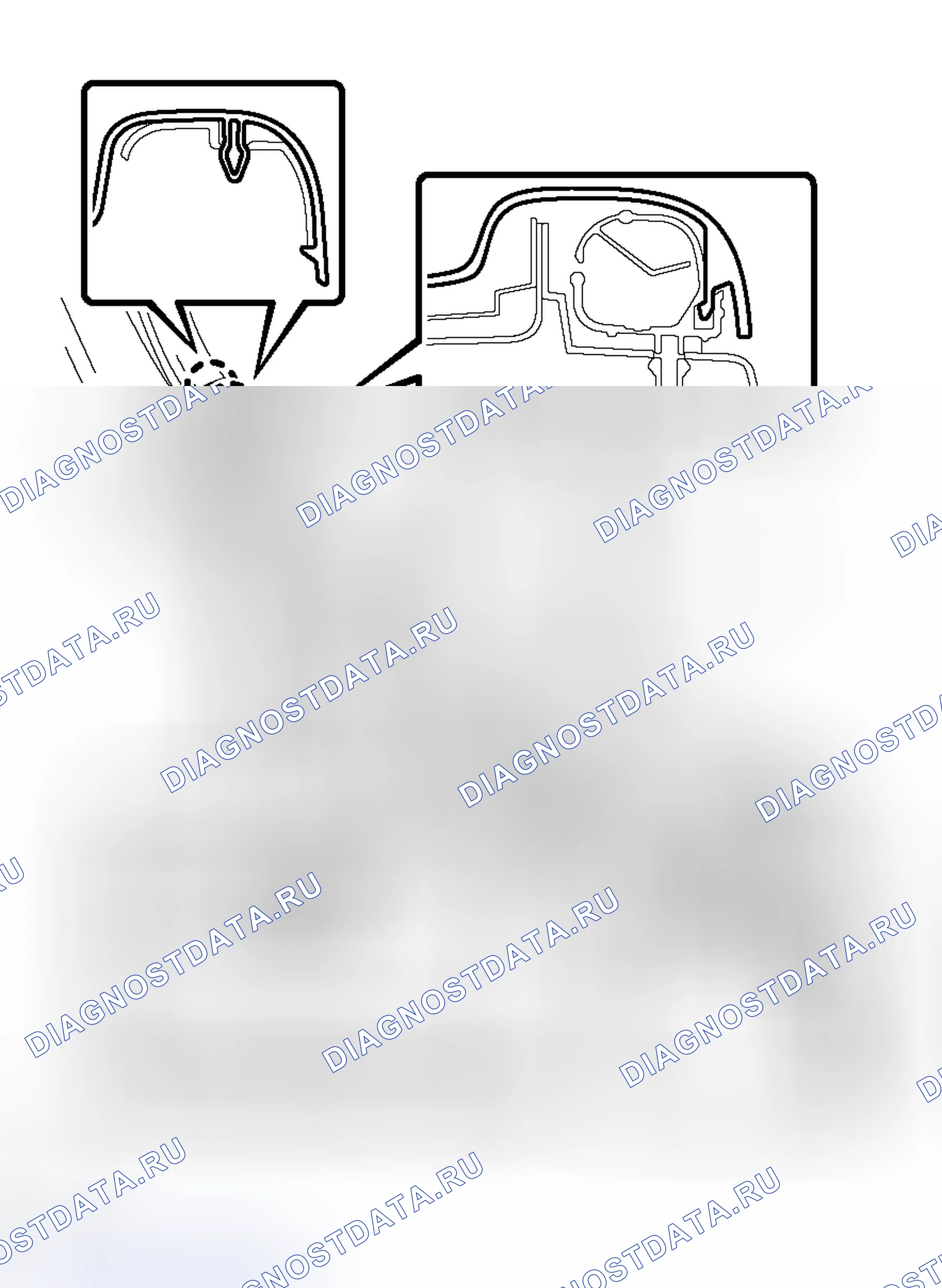 Рис. 64: ДЕМОНТАЖ. Toyota Avalon XX30