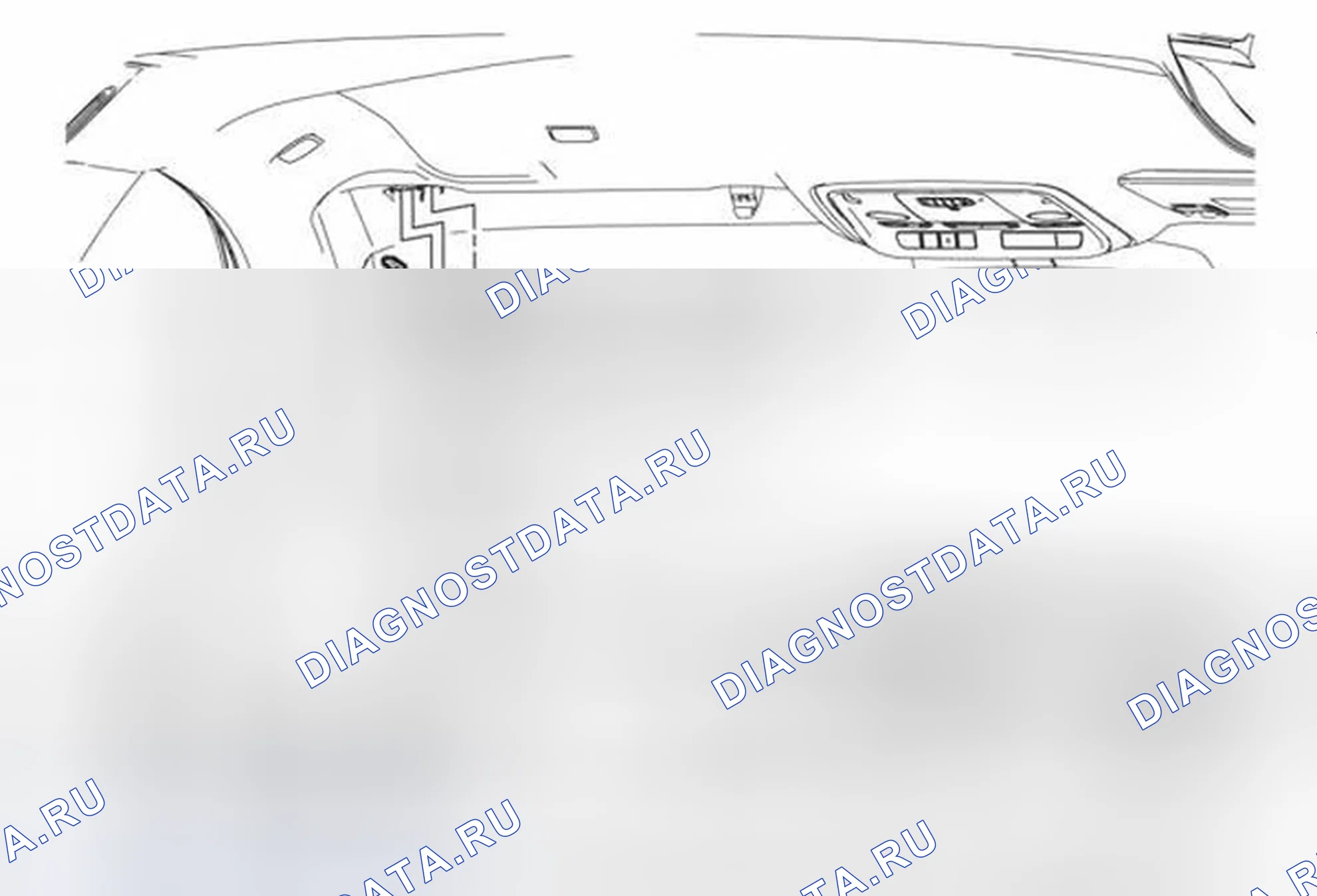 Рис. 61: Замена солнцезащитного козырька. Cadillac ELR I