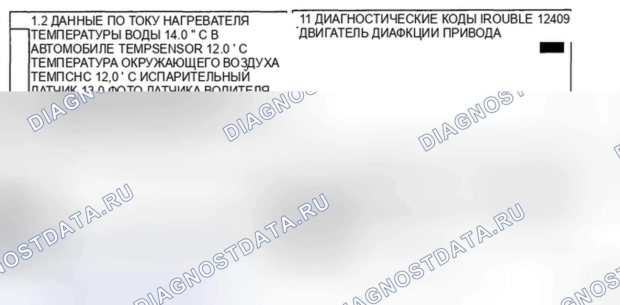 Рис. 48: МОНИТОРИНГ ДАННЫХ SCANTOOL. Kia Sedona II