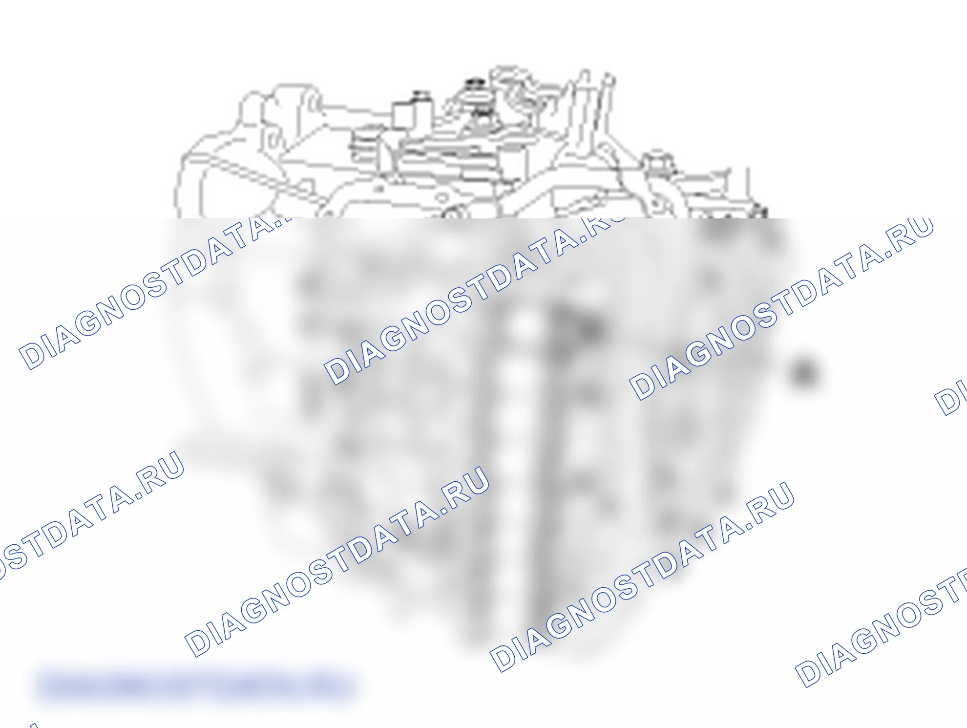 Снятие электромагнитного клапана управления гидротрансформатором (T/CON<UNK> VFS). Hyundai ix35 EL