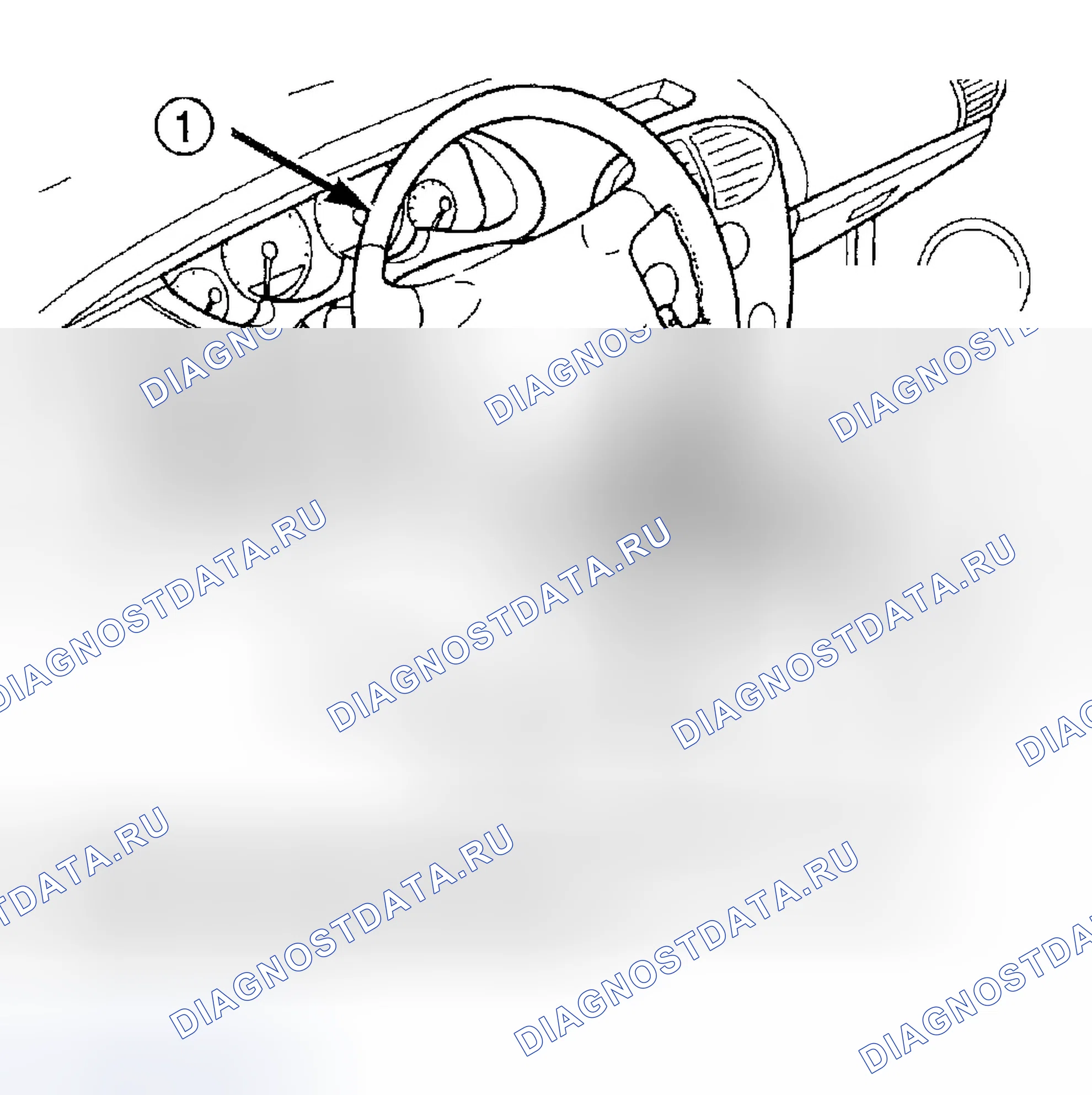 Рис. 13: ДЕМОНТАЖ - НИЖНЯЯ МУФТА РУЛЕВОЙ КОЛОНКИ. Dodge Neon II