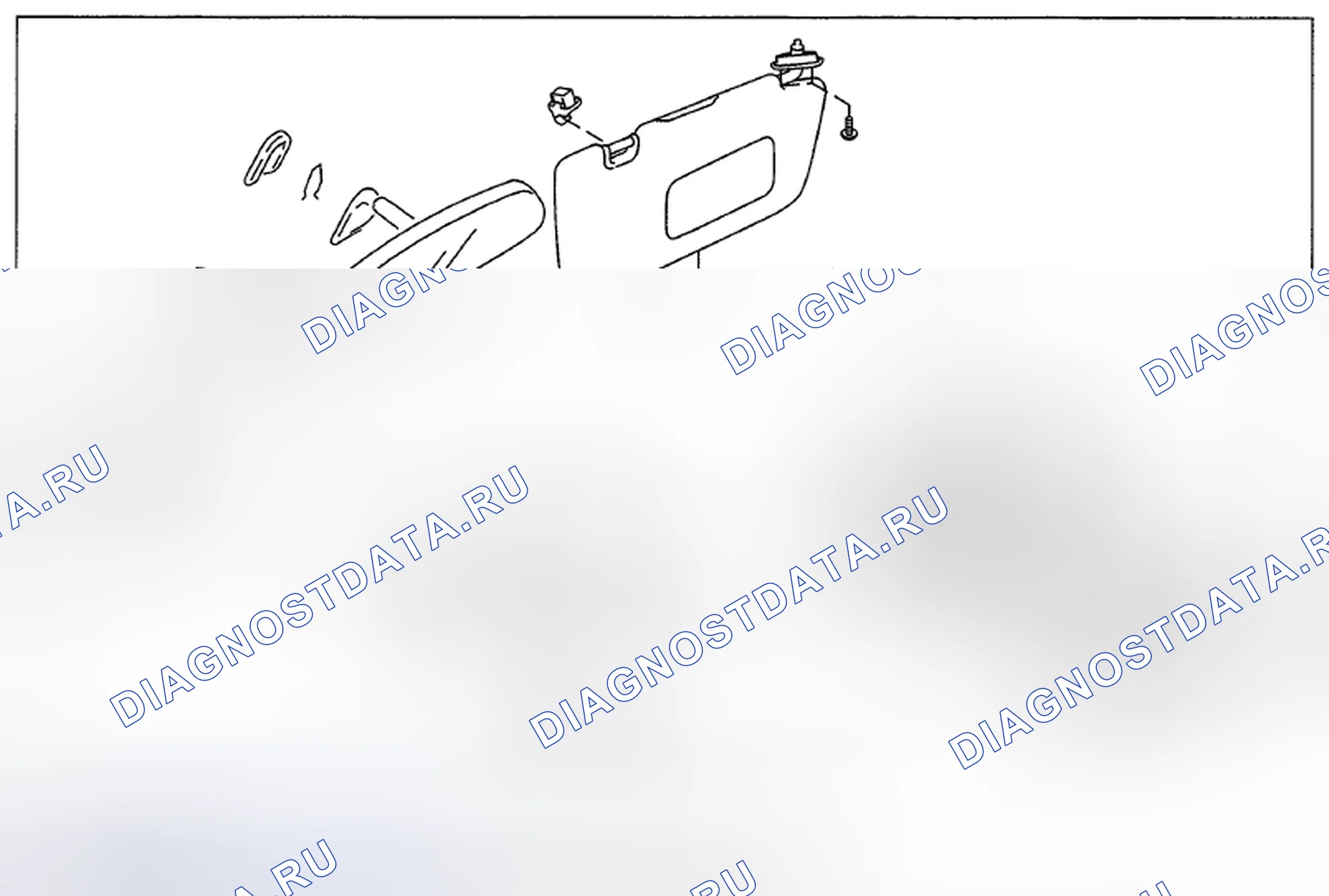 Рис. 184: ВНУТРЕННИЕ ЧАСТИ ПОМЕЩЕНИЯ. Subaru Impreza WRX STI GR