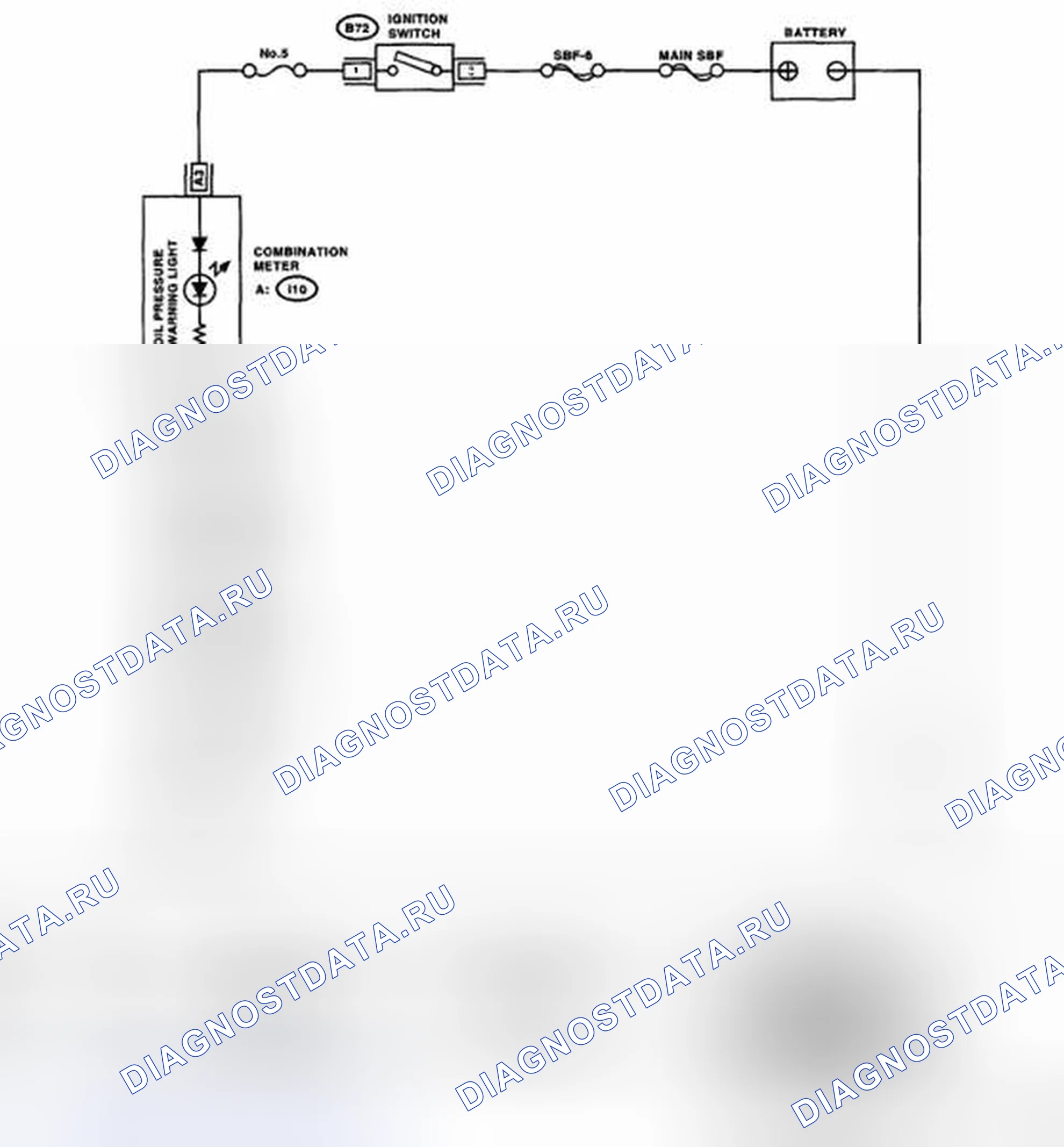 Рис. 54: электросхема. Subaru Outback BP рестайлинг