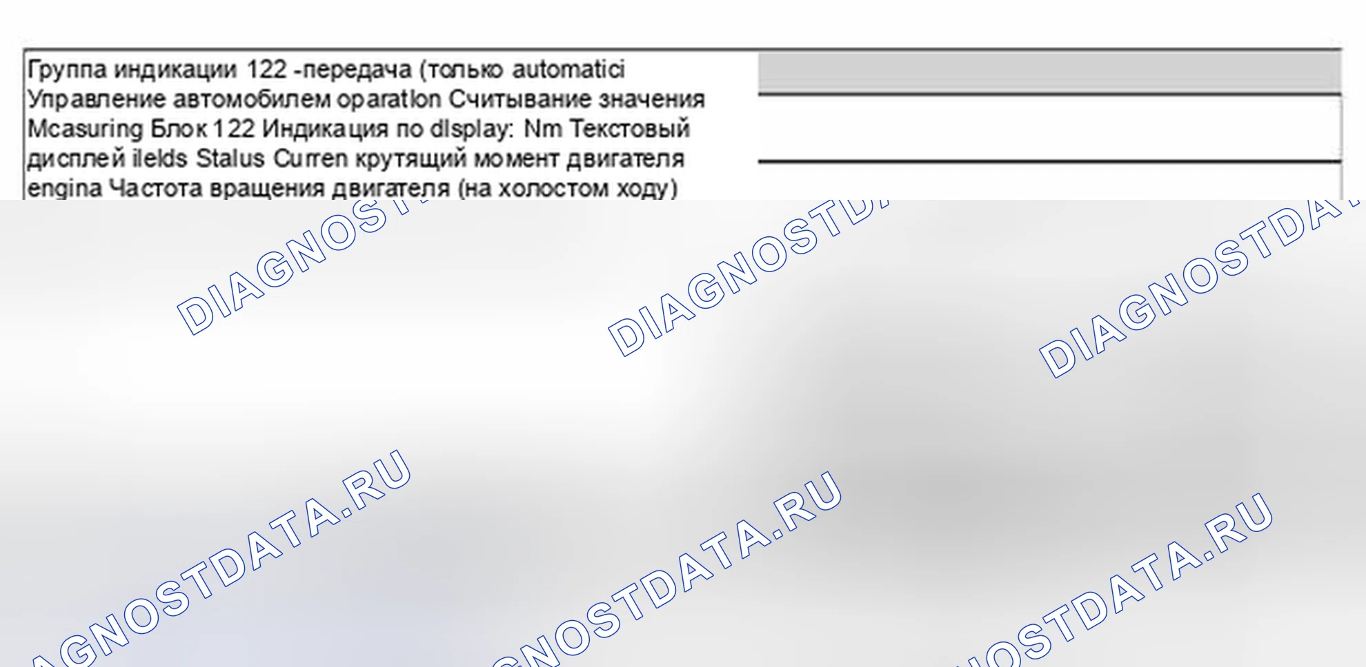 Рис. 115: Дисплейная группа 122 - коробка передач, только автоматическая. Volkswagen Jetta IV