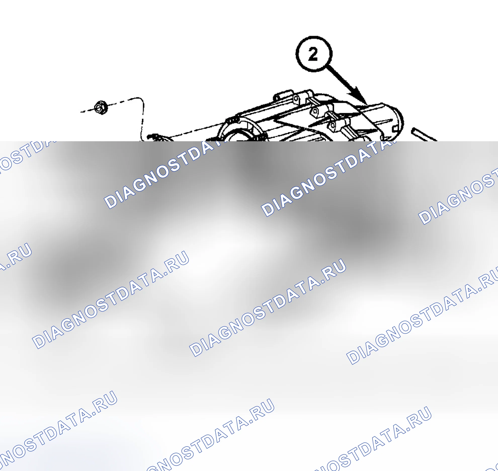 Рис. 324: ДЕМОНТАЖ. Dodge Pickup R1500 